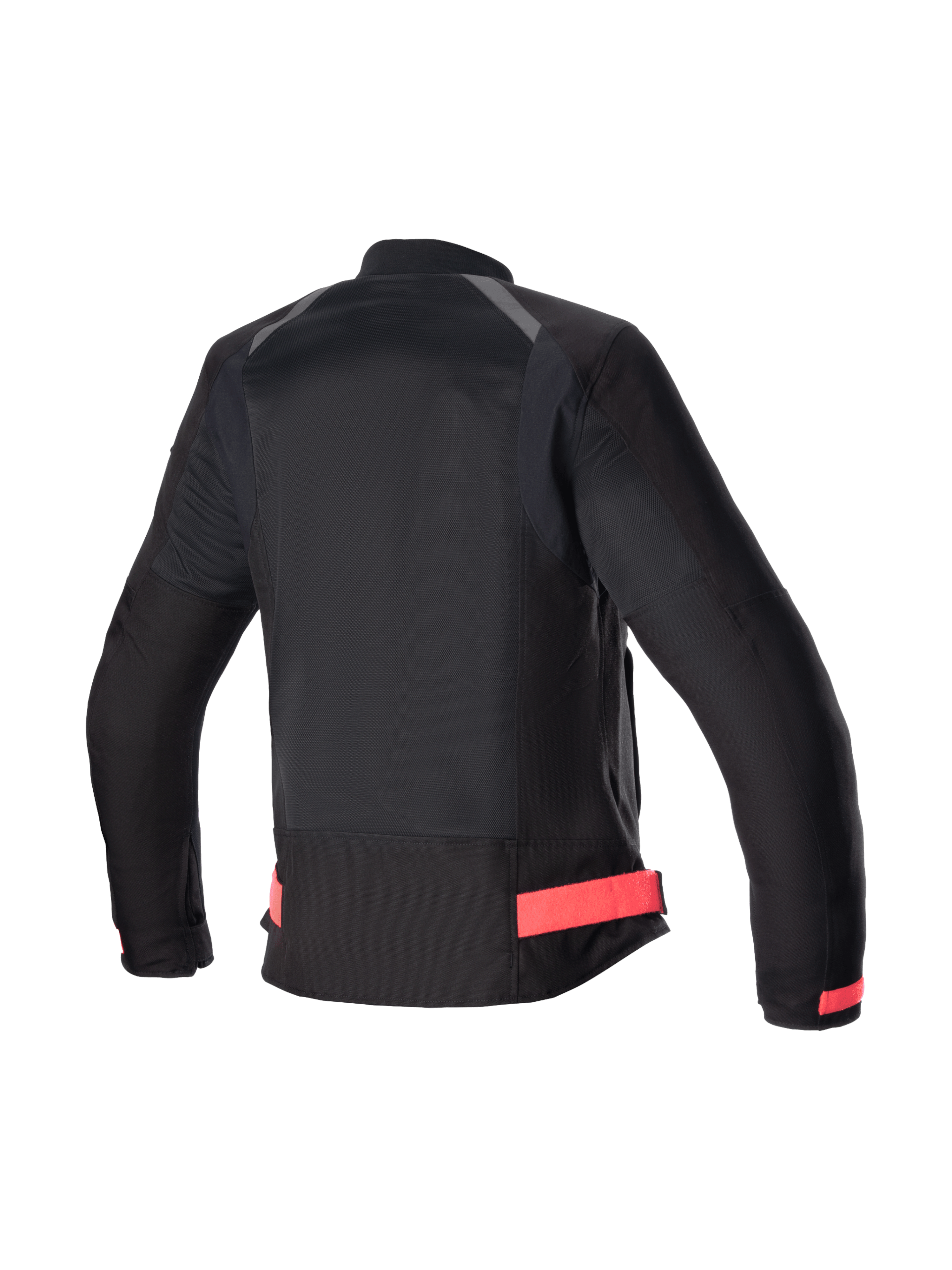 Alpinestars Eloise V2 Women's Air Jacket in black and pink, rear view of ventilated urban textile motorcycle jacket.