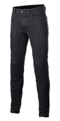 Alpinestars Argon Slim Fit Denim Pants, Black Motorcycle Jeans, Slim fit urban riding pants, five-pocket design with belt loops, smooth stretch CORDURA denim, modern casual style