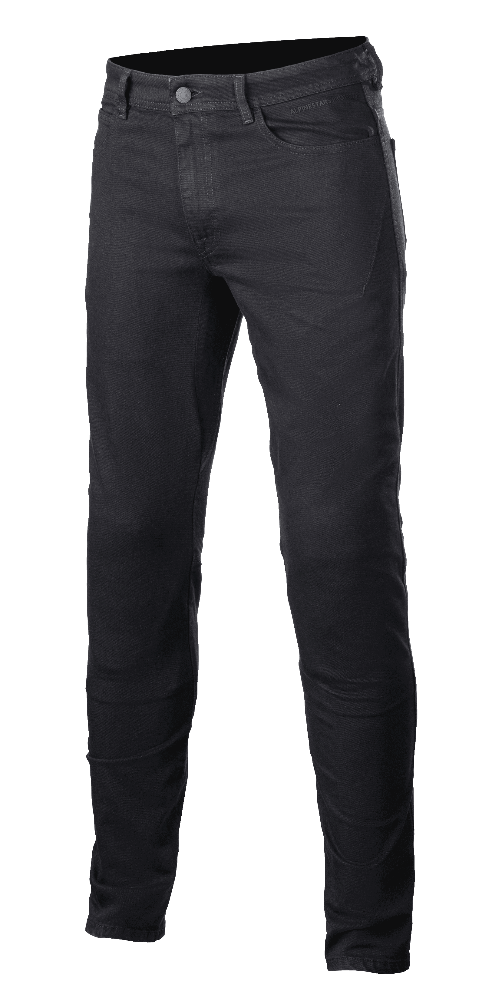 Alpinestars Argon Slim Fit Denim Pants, Black Motorcycle Jeans, Slim fit urban riding pants, five-pocket design with belt loops, smooth stretch CORDURA denim, modern casual style