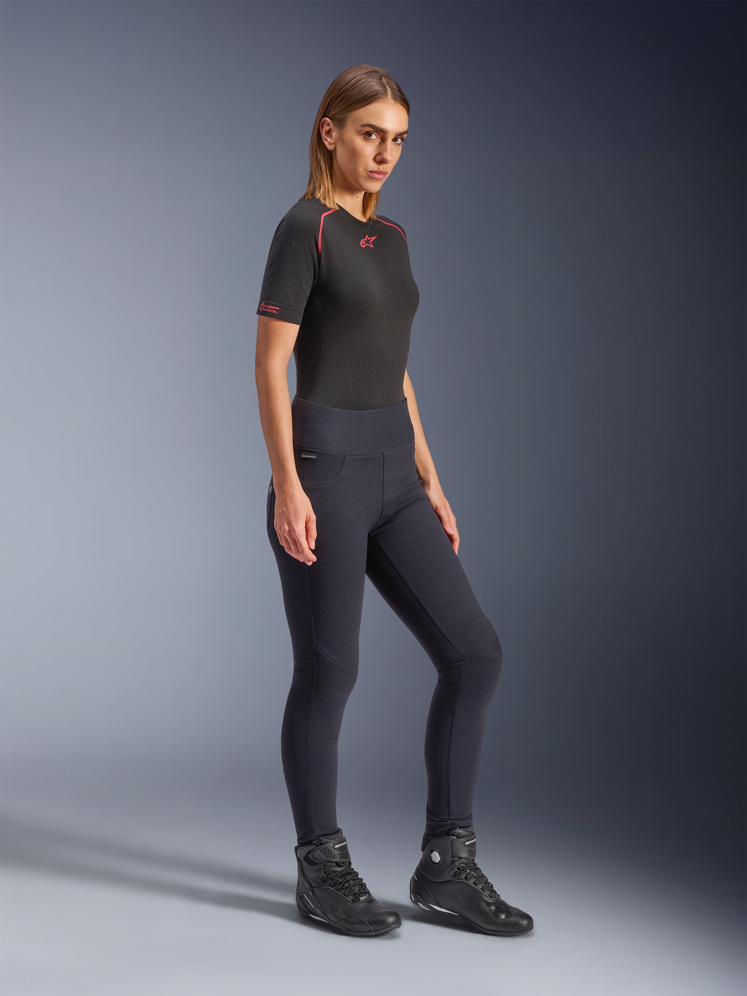 Woman Stella Flex-AST Leggings - Short - Motorcycle Leggings