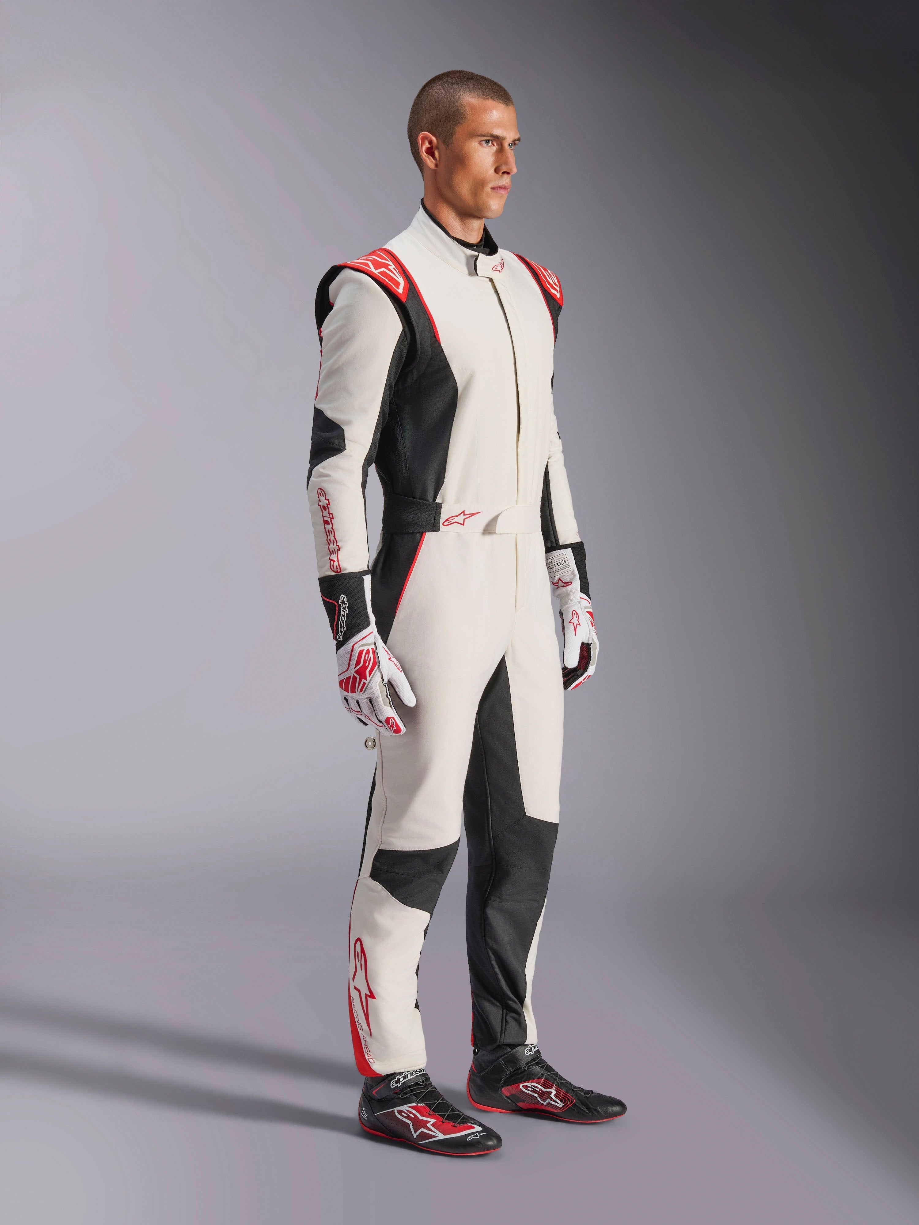 Alpinestars GP-Tech V4 Suit White/Black/Red / 58