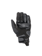 Alpinestars Smx-1 Drystar® Gloves, black waterproof short-cuff motorcycle road gloves with reinforced goat leather palms.