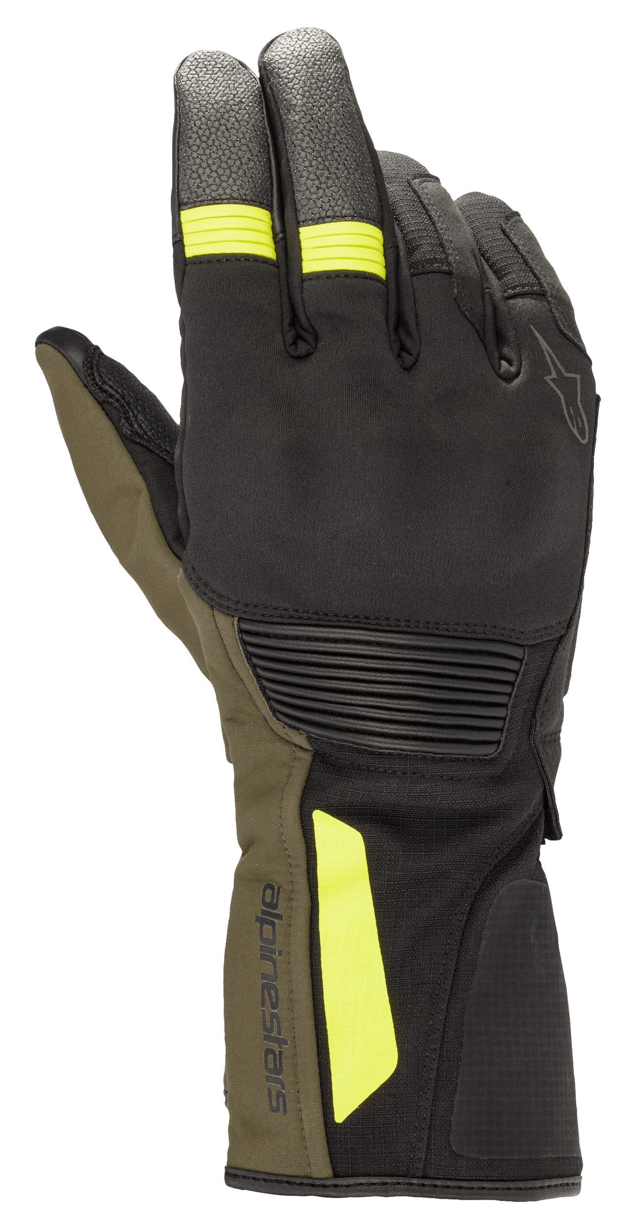 aerogel handschuhe L / Black Forest/Yellow Fluo