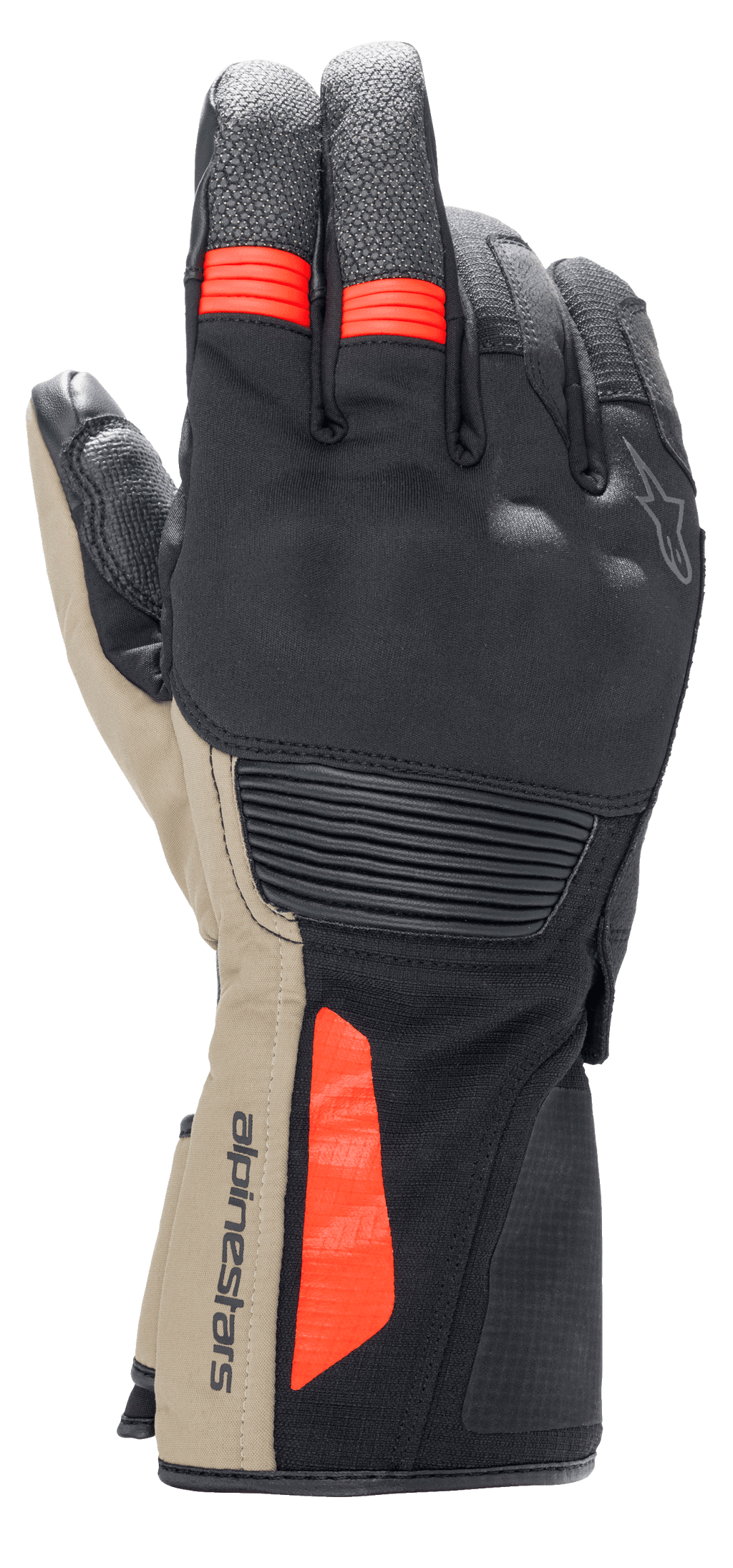 L / Black/Dark Khaki/Red Fluo