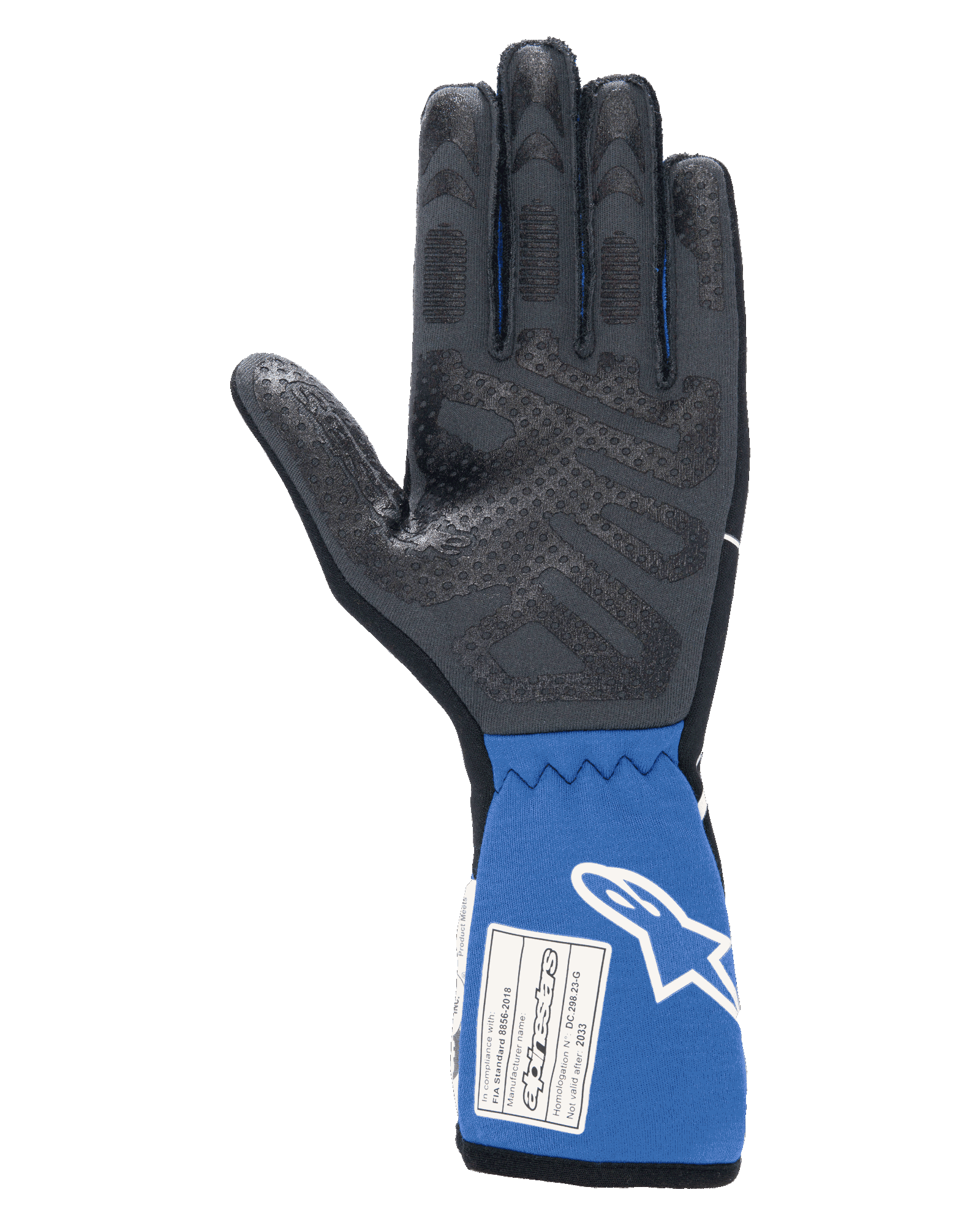 Alpinestars Tech-1 Race V4 Racing Gloves – Motorcycle Track Gloves, Black/Fluorescent Orange, 2-Layer Construction