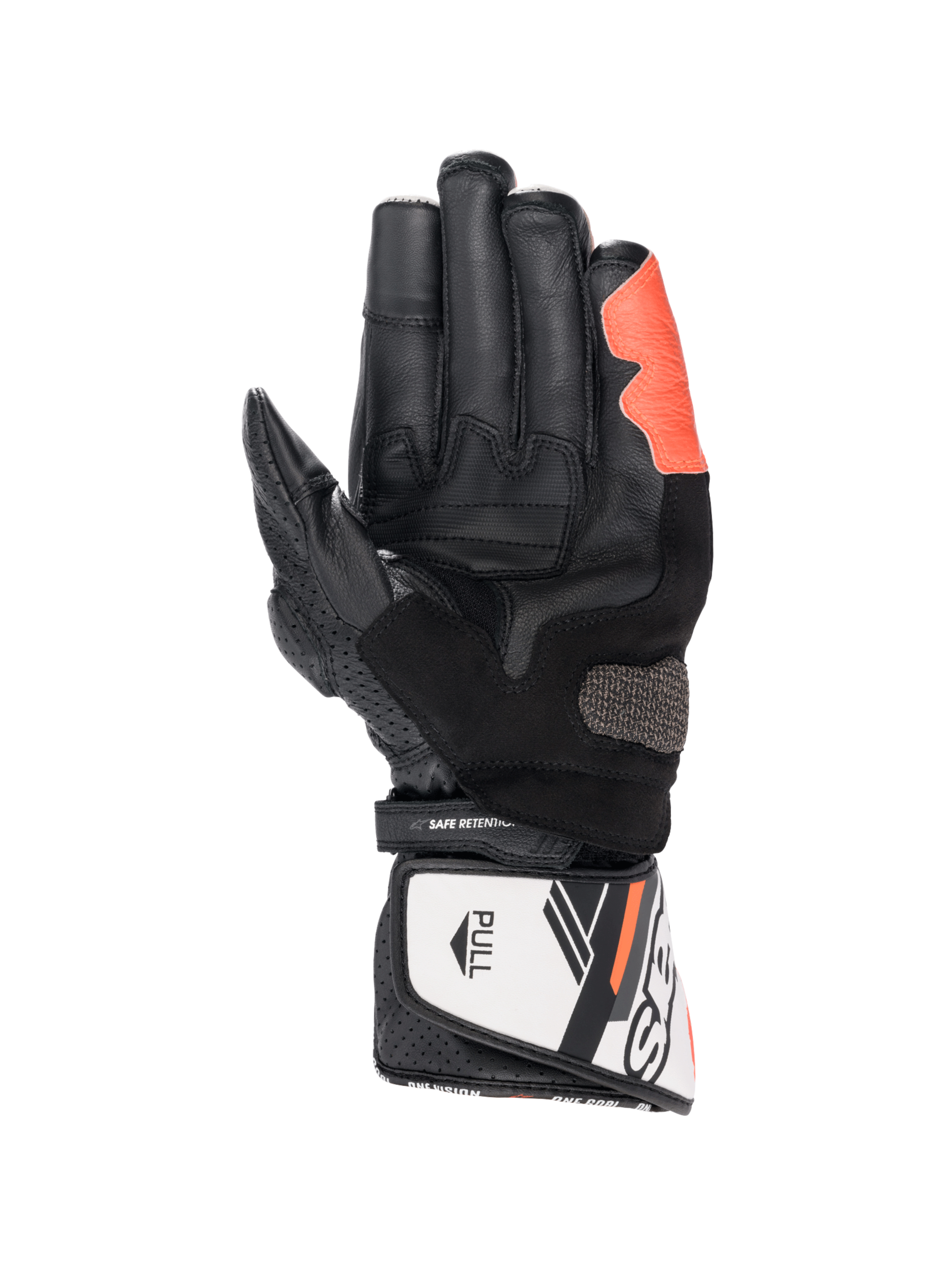 Alpinestars SP-8 V3 Gloves Black / White / Fluo Red XL