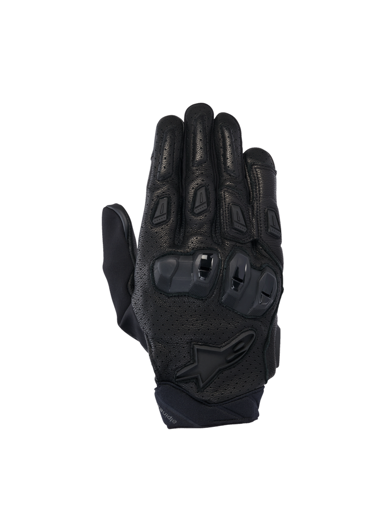 Alpinestars SP X 7 Gloves, Motorcycle Sports Gloves, Black, Perforated Leather, TPU Knuckle Protection, CE Certified