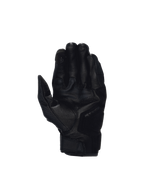 Alpinestars Celer V3 Gloves, black goat leather motorcycle road riding gloves featuring reinforced palm and touchscreen tip.