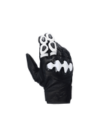 Alpinestars Celer V3 Gloves, black and white goat leather motorcycle road racing gloves with hard knuckle protection.