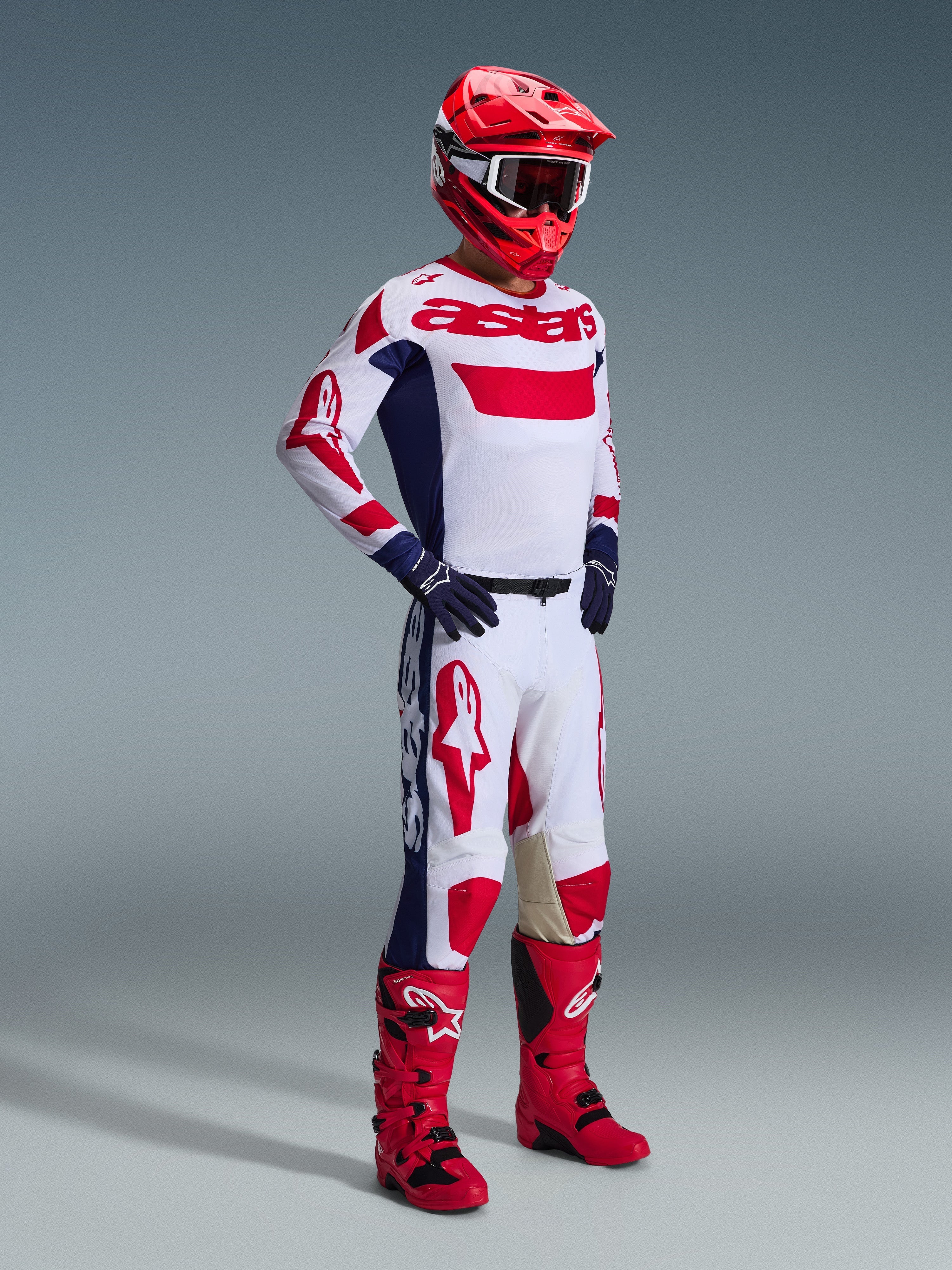 Shimano フィッシングパンツ XL ホワイト/レッド Fluid Apex Pnt - Motorcycle Pants | Alpinestars®