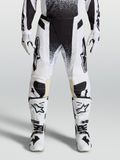Alpinestars 2027 Techstar Swan Pants, Motocross Racing Pants for Men, White and Black, durable stretch ripstop material