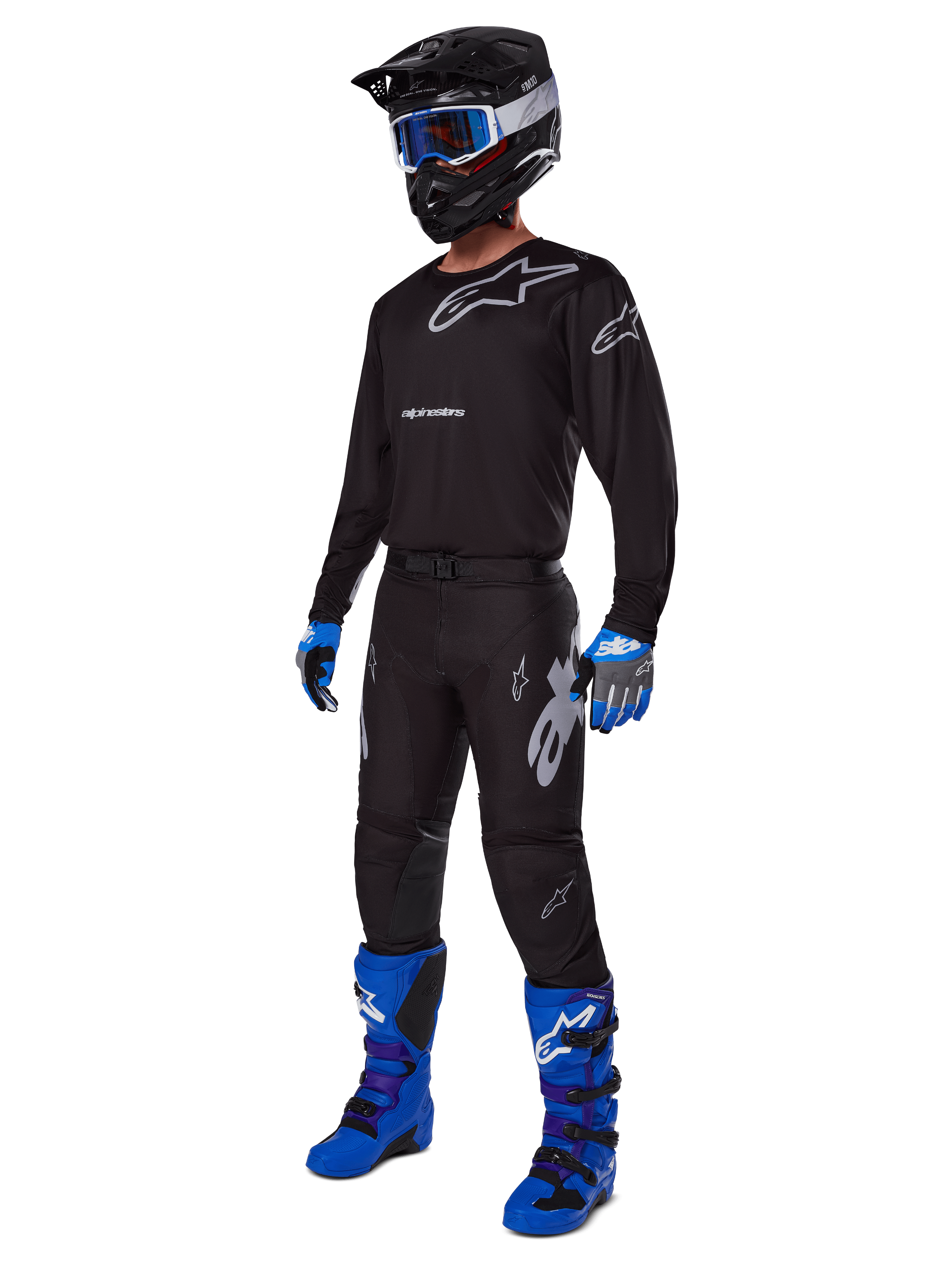 US 32 - ブラック/ブルー - ALPINESTARS アルパインスターズ 自転車用 Astar Racer パンツ US 32 - ブラック⁄ブルー - ALPINESTARS アルパインスターズ 自転車用