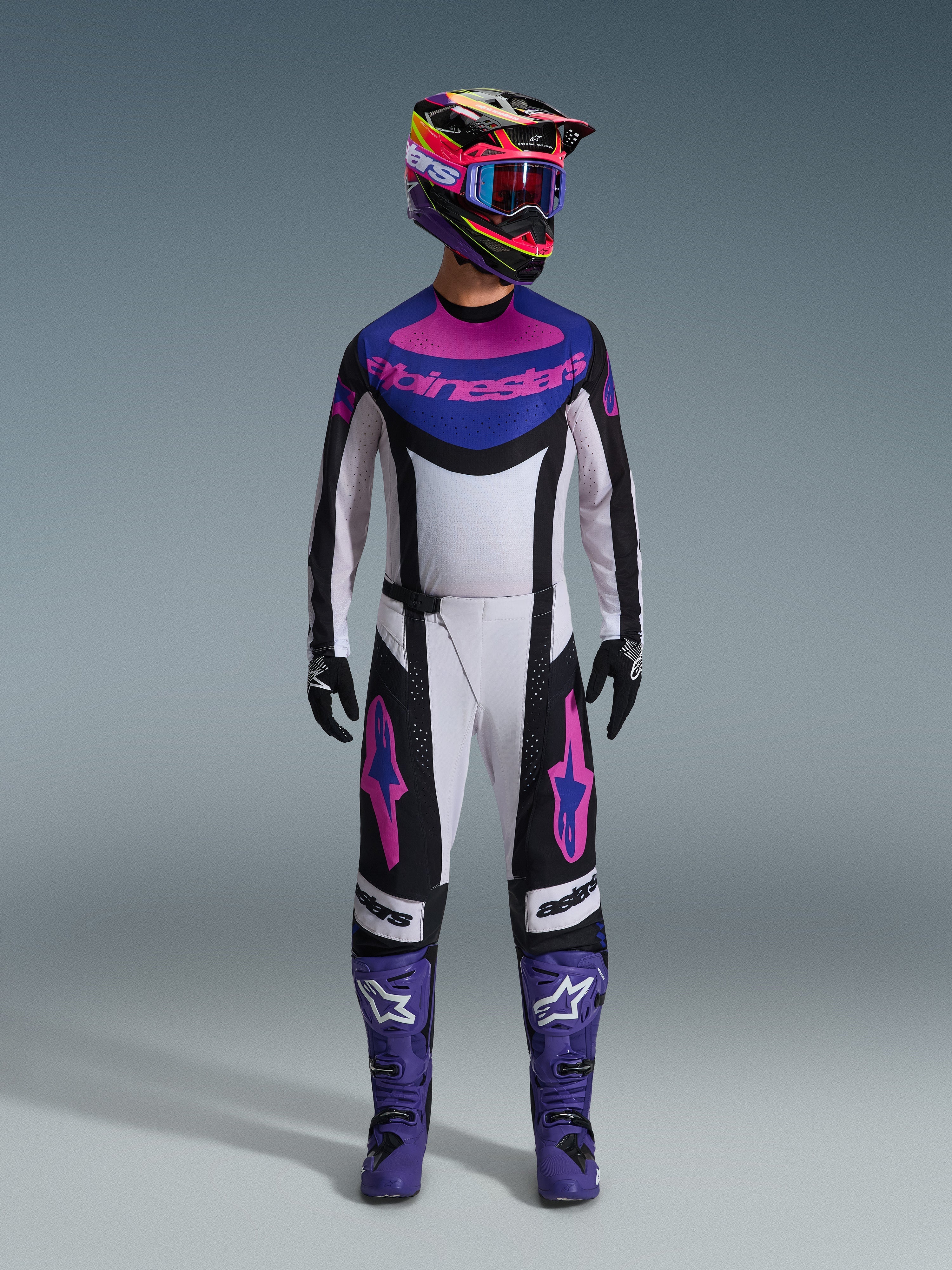 パンツ vzljblack/purple 2026 Techstar Knif - MX Pants | Alpinestars®