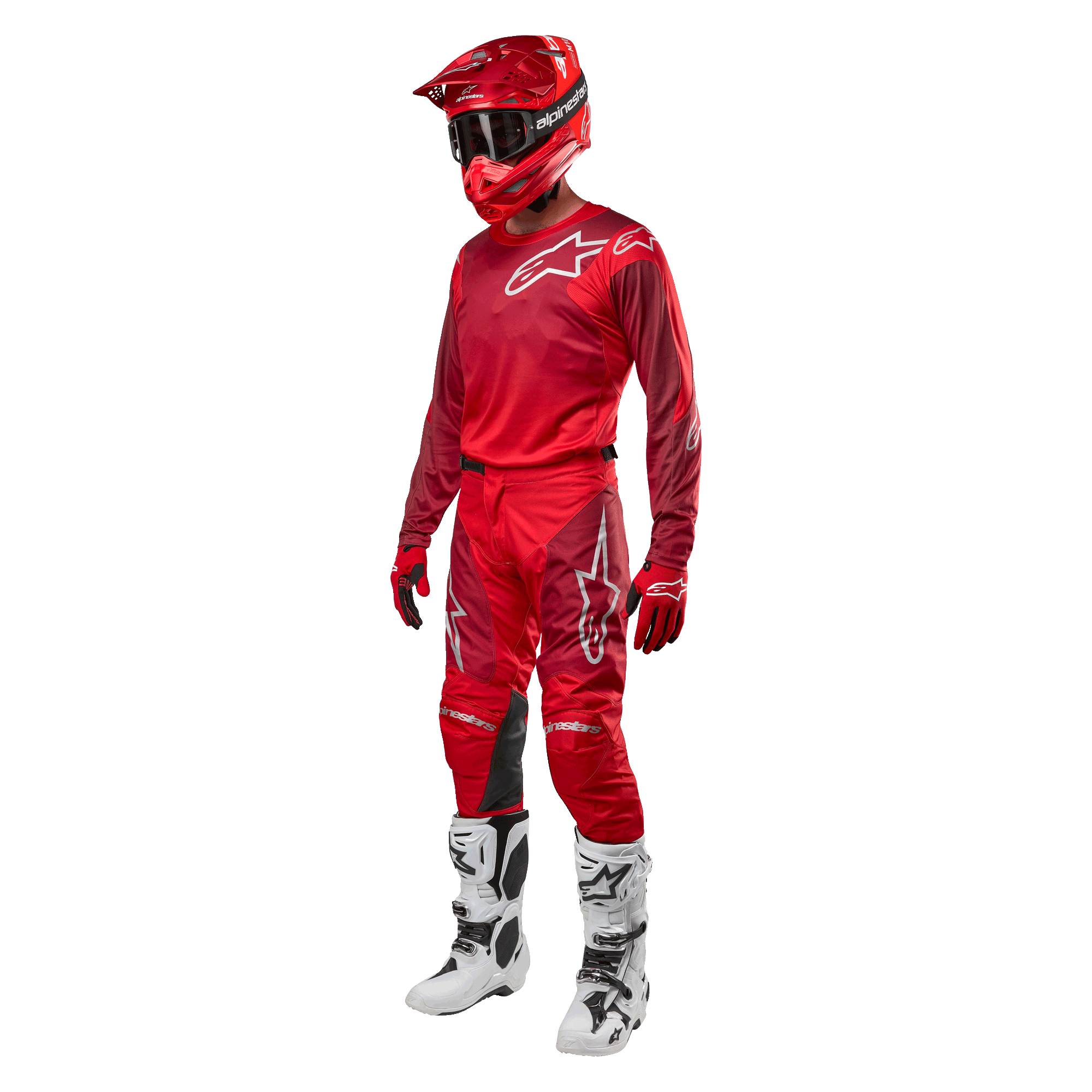 2024 Racer Hoen Pants - RED MOTOCROSS Pants | Alpinestars