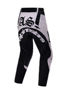 Alpinestars Limited Edition Techstar Wolf Dust Motocross Pants, Black and Grey with rear gothic AS graphic and branding.