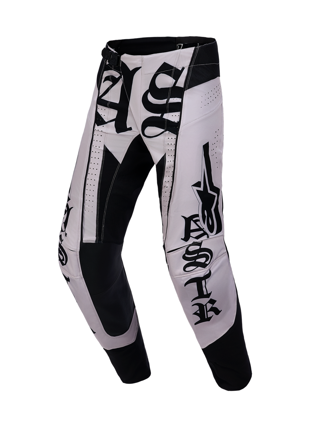 Alpinestars Techstar Wolf Dust Motocross Pants, Men's, Dune and Black, with laser-cut ventilation and ergonomic racing fit.