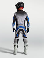 Alpinestars Supertech Hiten AFD Jersey and Gear Set, men's motocross outfit in black, white, and blue for performance.