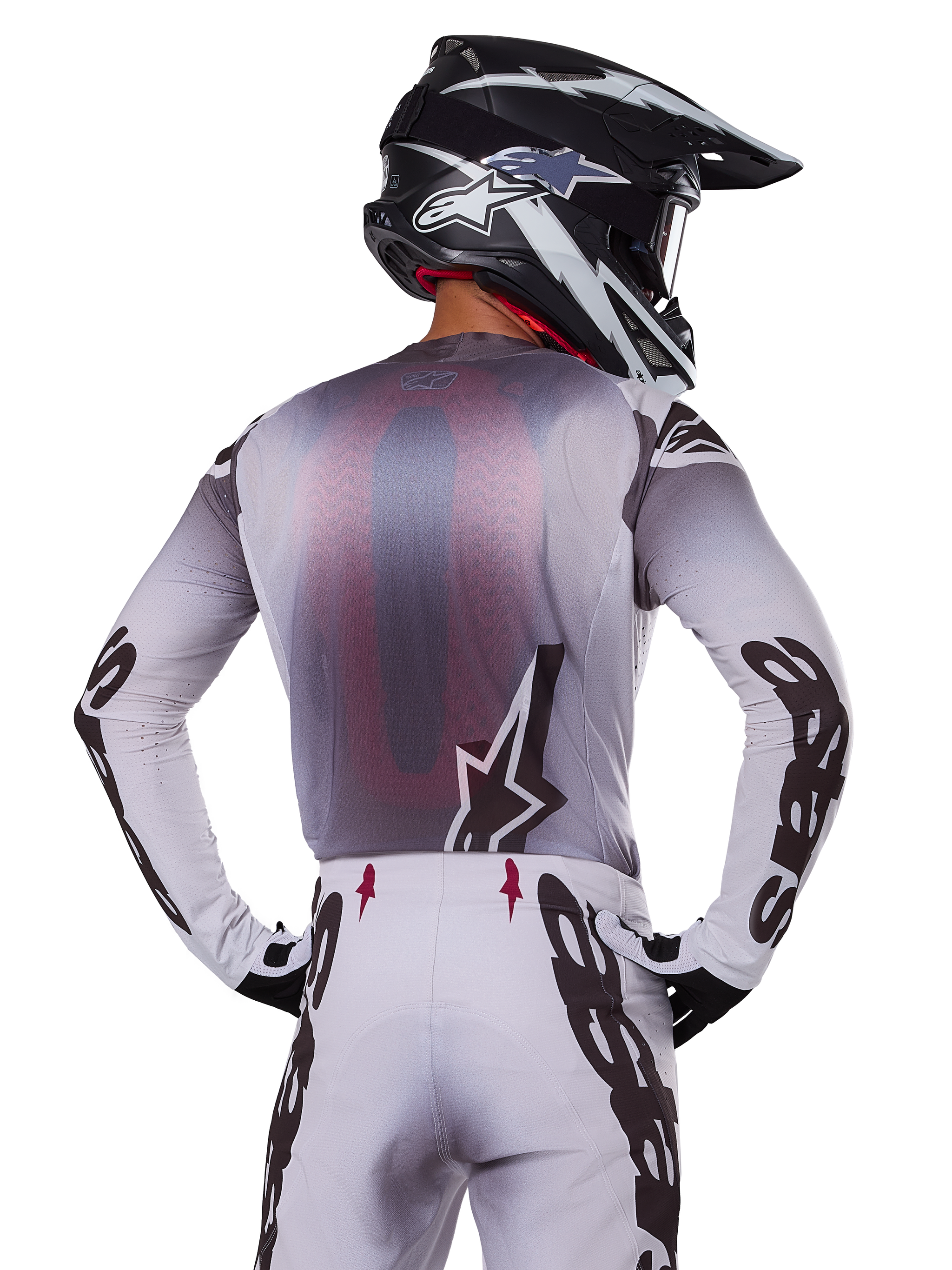 2025 Supertech Maker Jersey - Silver MOTOCROSS Jerseys