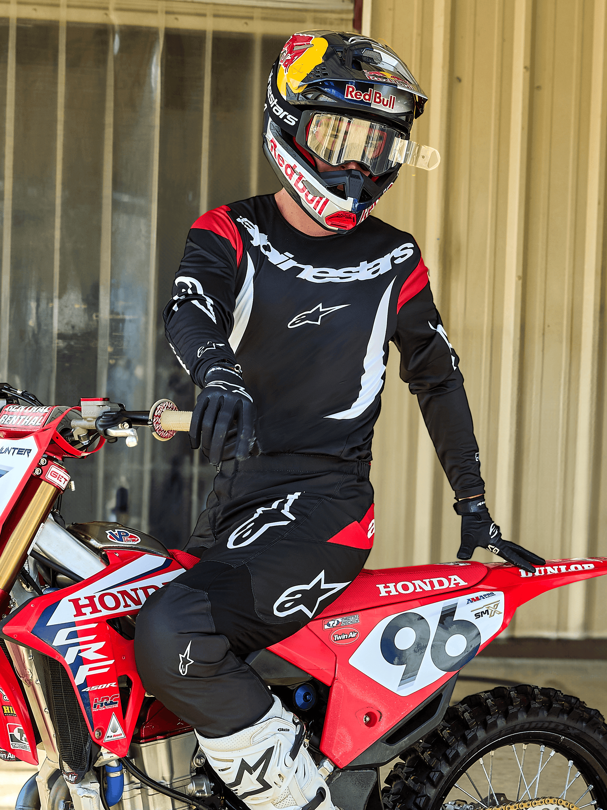 Wulfsport Casco Da Cross Per Adulti Sceptre Motocross Omologato ECE - Foto 2