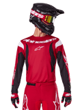 Alpinestars 2025 Fluid Haul Jersey and 2025 Fluid Haul Gear Set, Men's Motocross Racing Apparel, Bright Red and Black