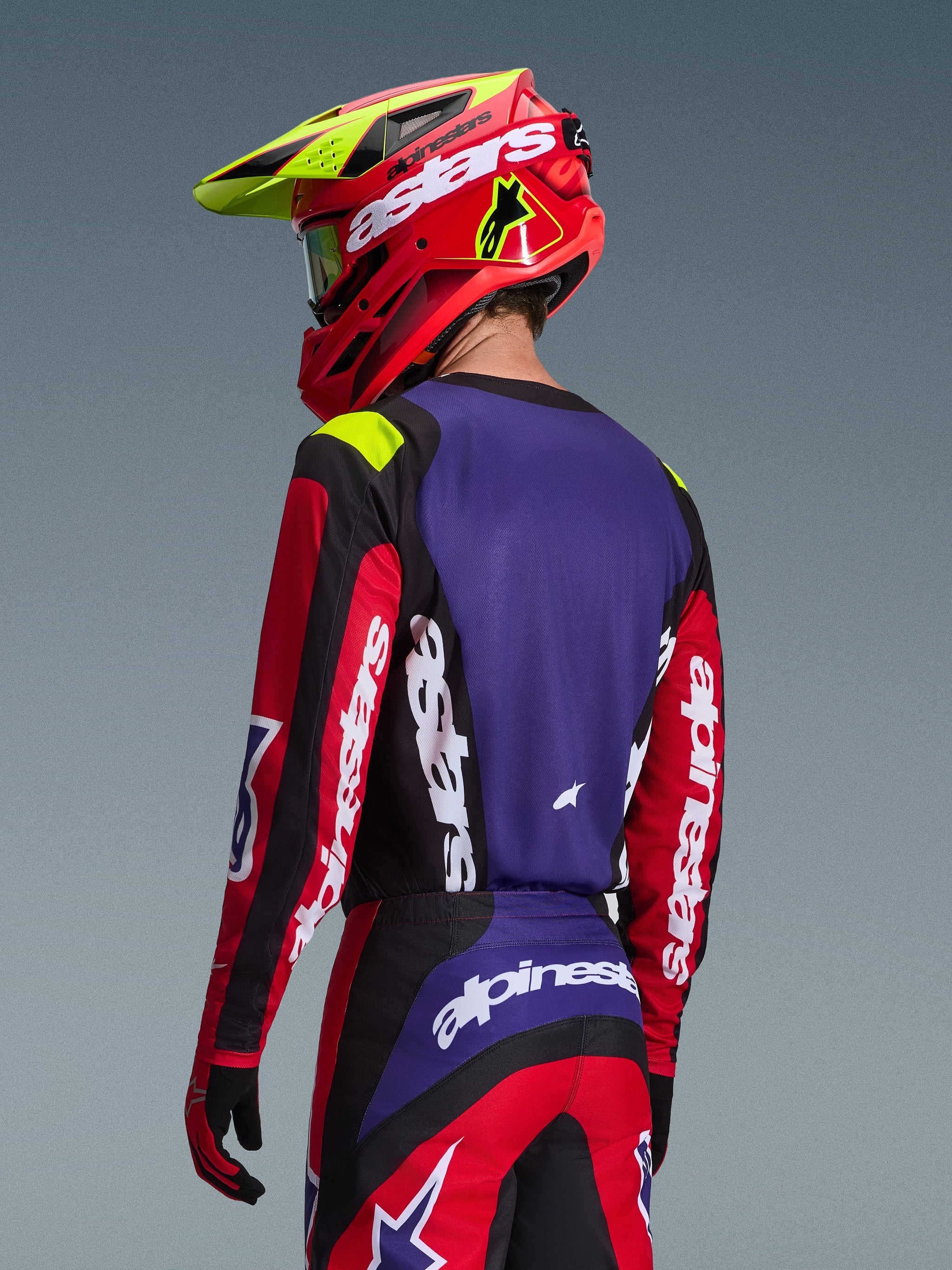 2026 Fluid Grid Jersey Black MOTOCROSS Jerseys - Main Image