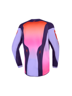 Alpinestars 2027 Youth Fluid Hunt Jersey, Motocross Racing Jersey, Youth, Purple and Pink, with technical extended rear panel.