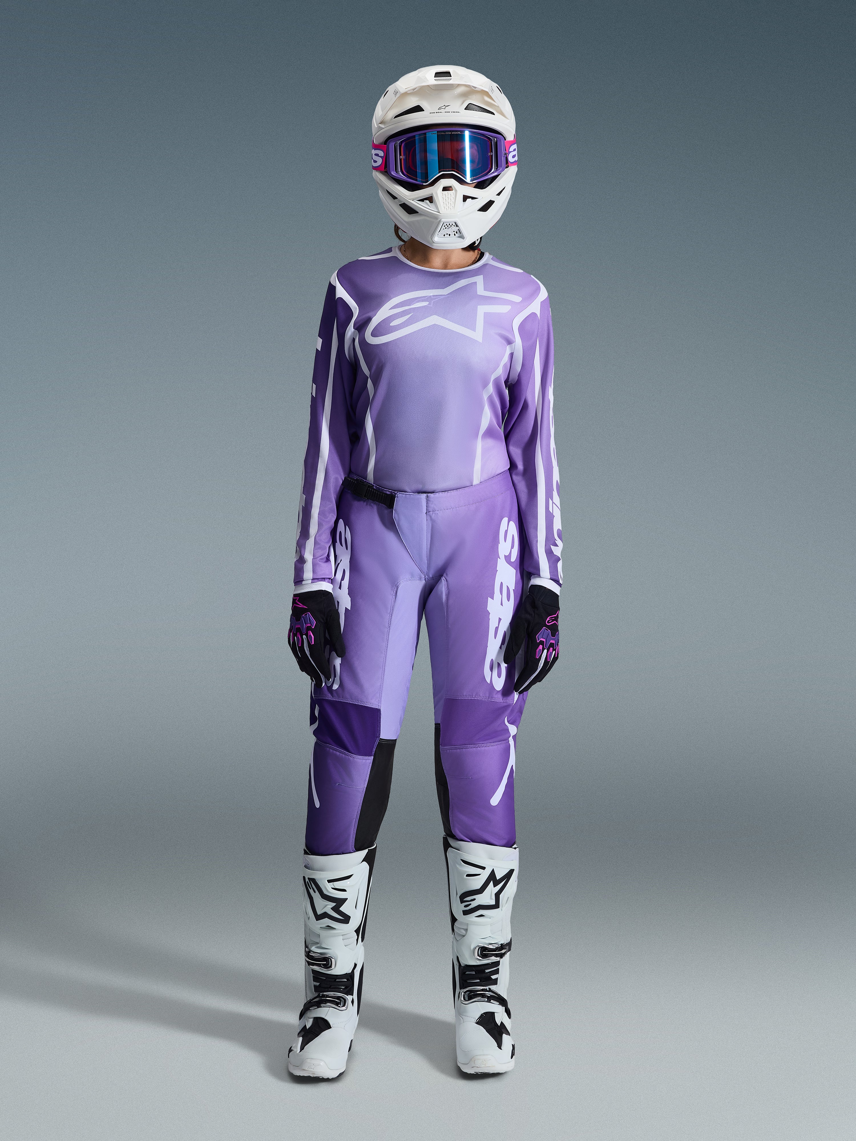 2026 Woman Stella Fluid Apex - MX Jersey | Alpinestars®
