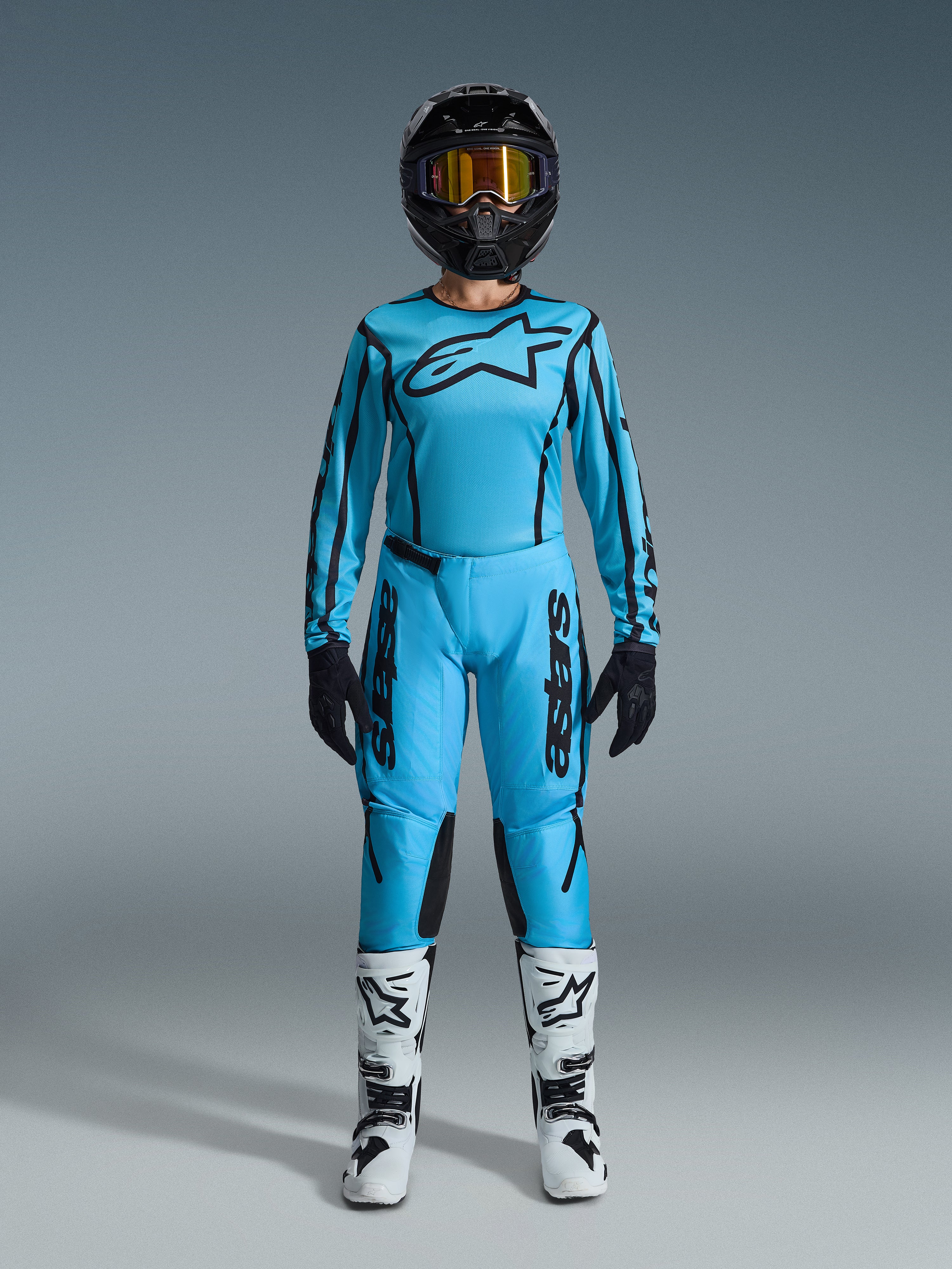 2026 Woman Stella Fluid Apex - MX Jersey | Alpinestars®