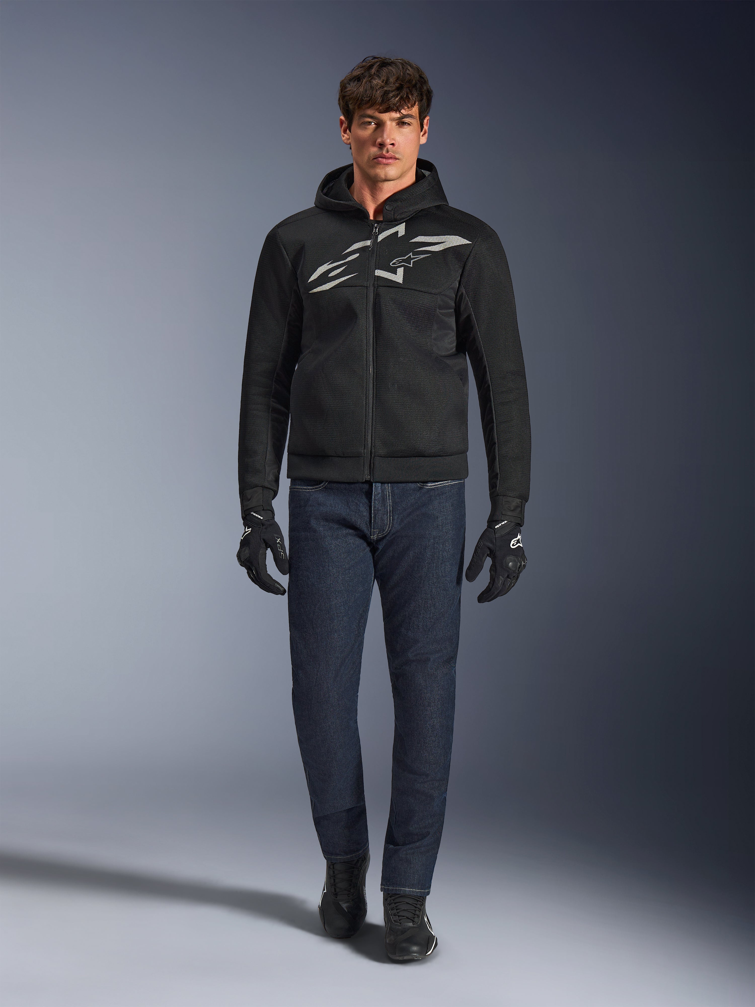 Alpinestarsのライディングパーカ Chrome Superairflow Hoodie | Alpinestars