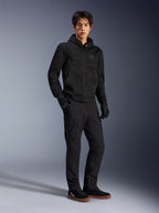 Alpinestars Chrome Superairflow Hoodie in Black, a men's protective mesh motorcycle jacket for sport riding and commuting.