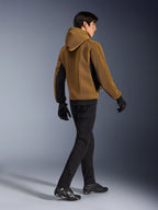 Alpinestars Chrome Superairflow Hoodie, casual motorcycle riding jacket in Util Brown and Black with ventilated 3D mesh.