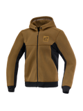 Alpinestars Chrome Superairflow Hoodie, Men's Motorcycle Riding Jacket in Util Brown and Black, featuring breathable 3D Mesh.