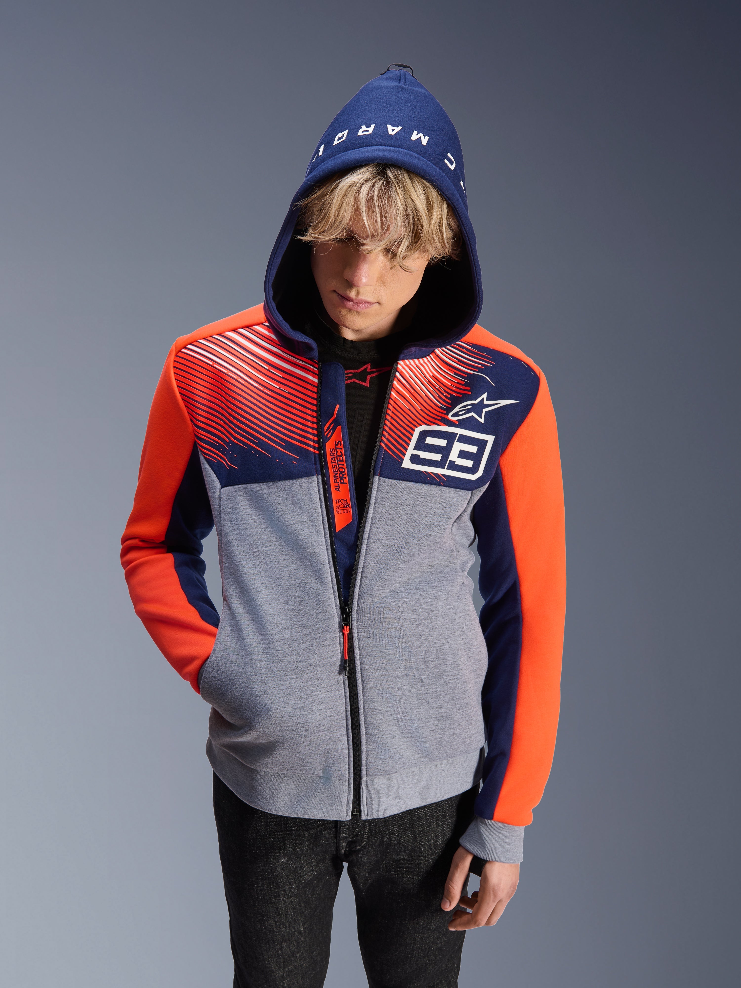 MM93 Chrome V2 Sport - Motorcycle Hoodie | Alpinestars®