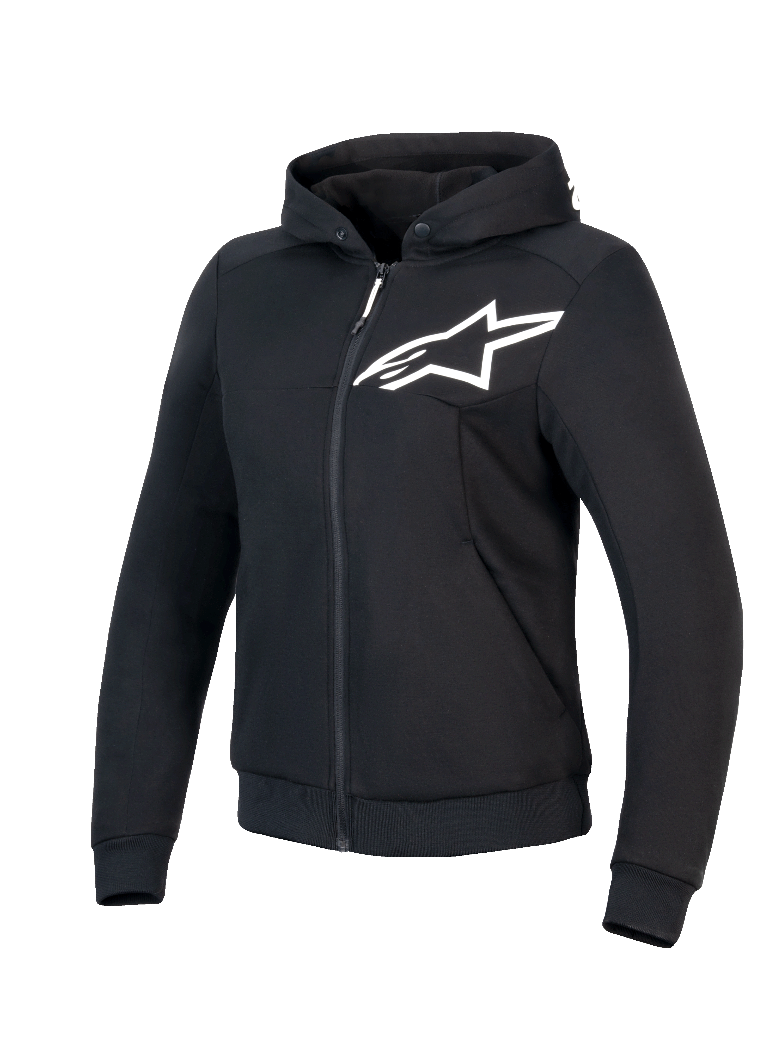 アルパインスターズ ライディングパーカー クロム スポーツ フーディー Woman Stella Chrome V2 Sport - Motorcycle Hoodie | Alpinestars®