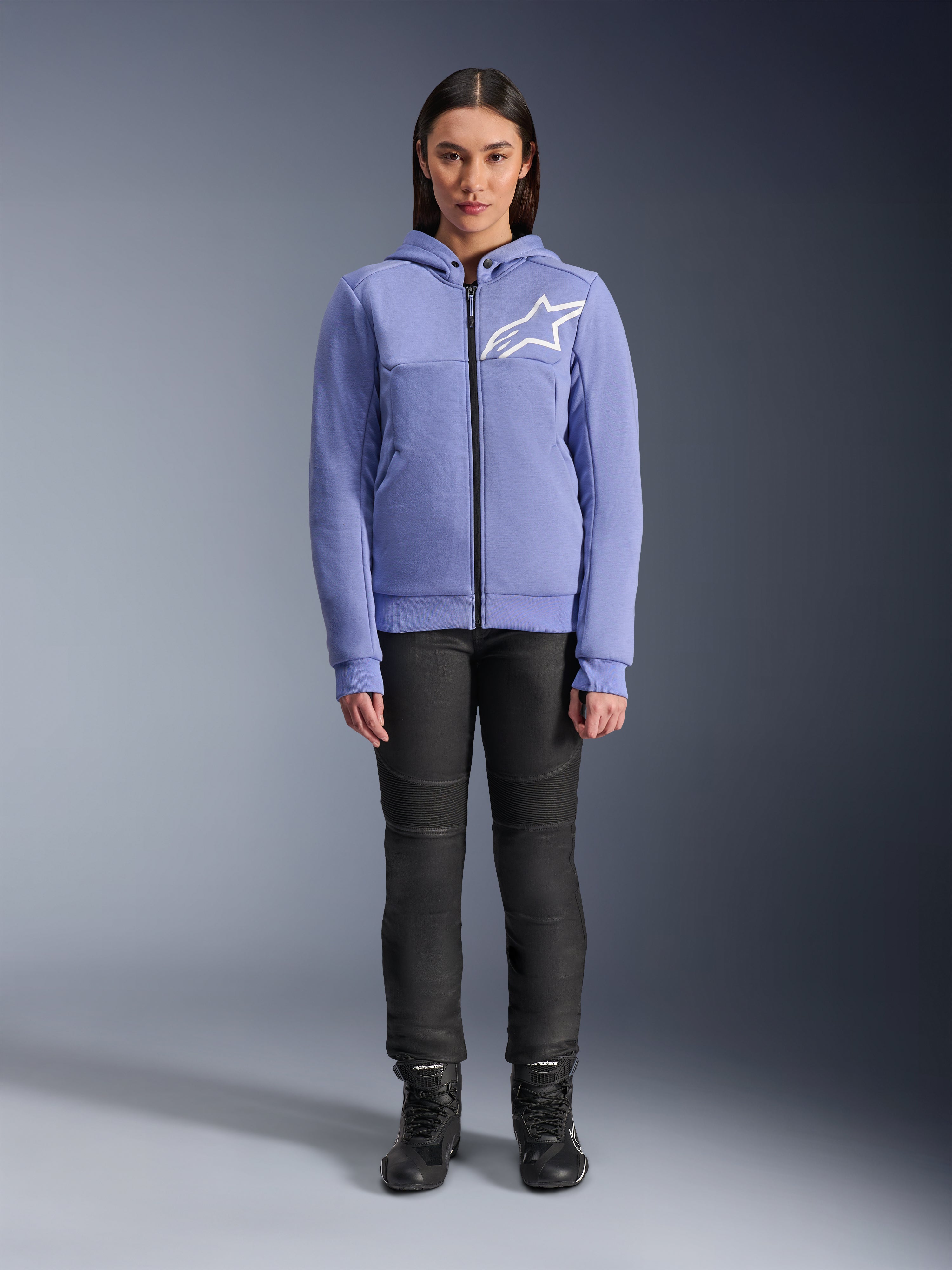 Woman Stella Chrome V2 Sport Hoodie - Blue RACING/SPORT