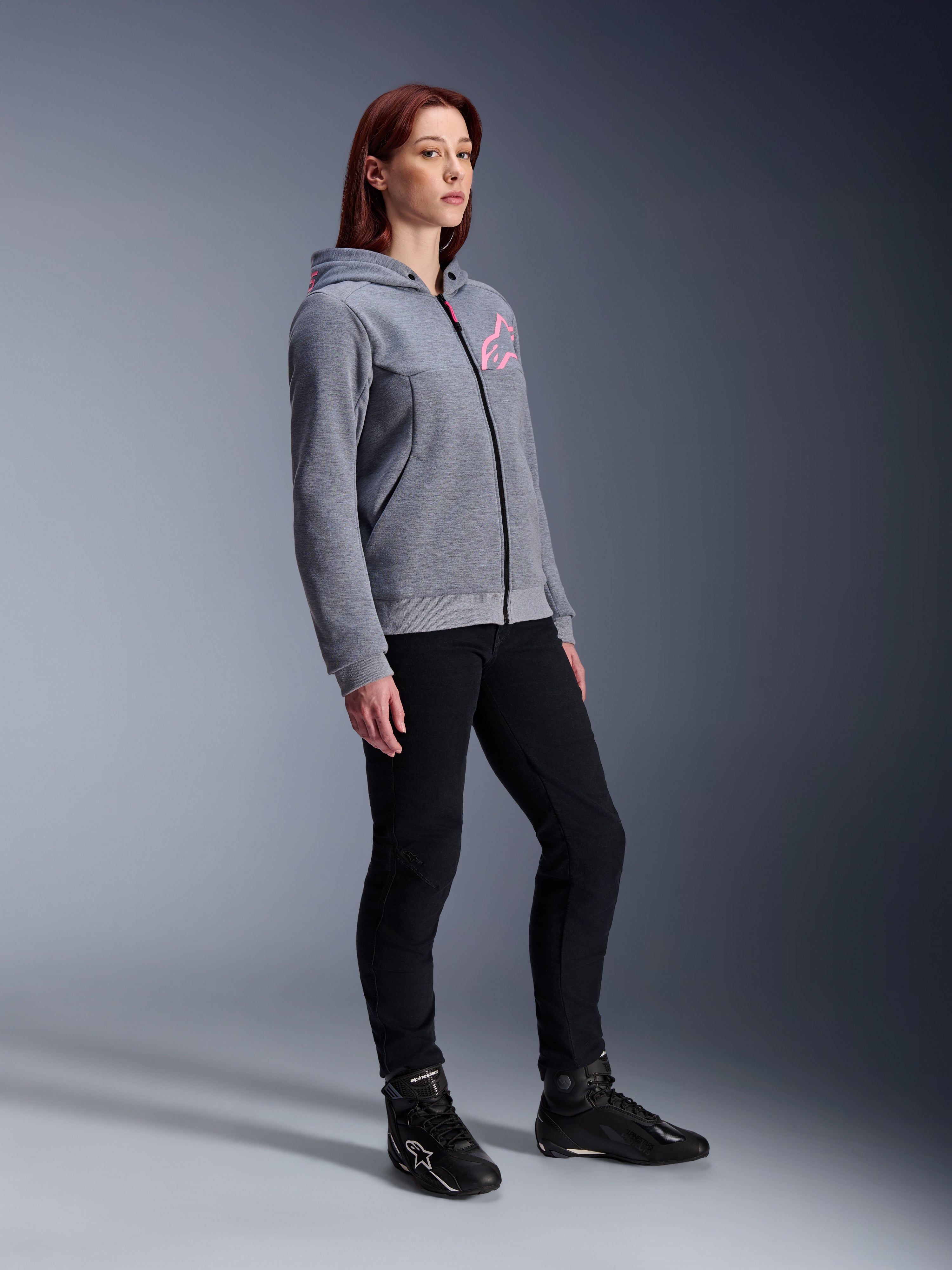Woman Stella Chrome V2 Sport - Motorcycle Hoodie | Alpinestars®