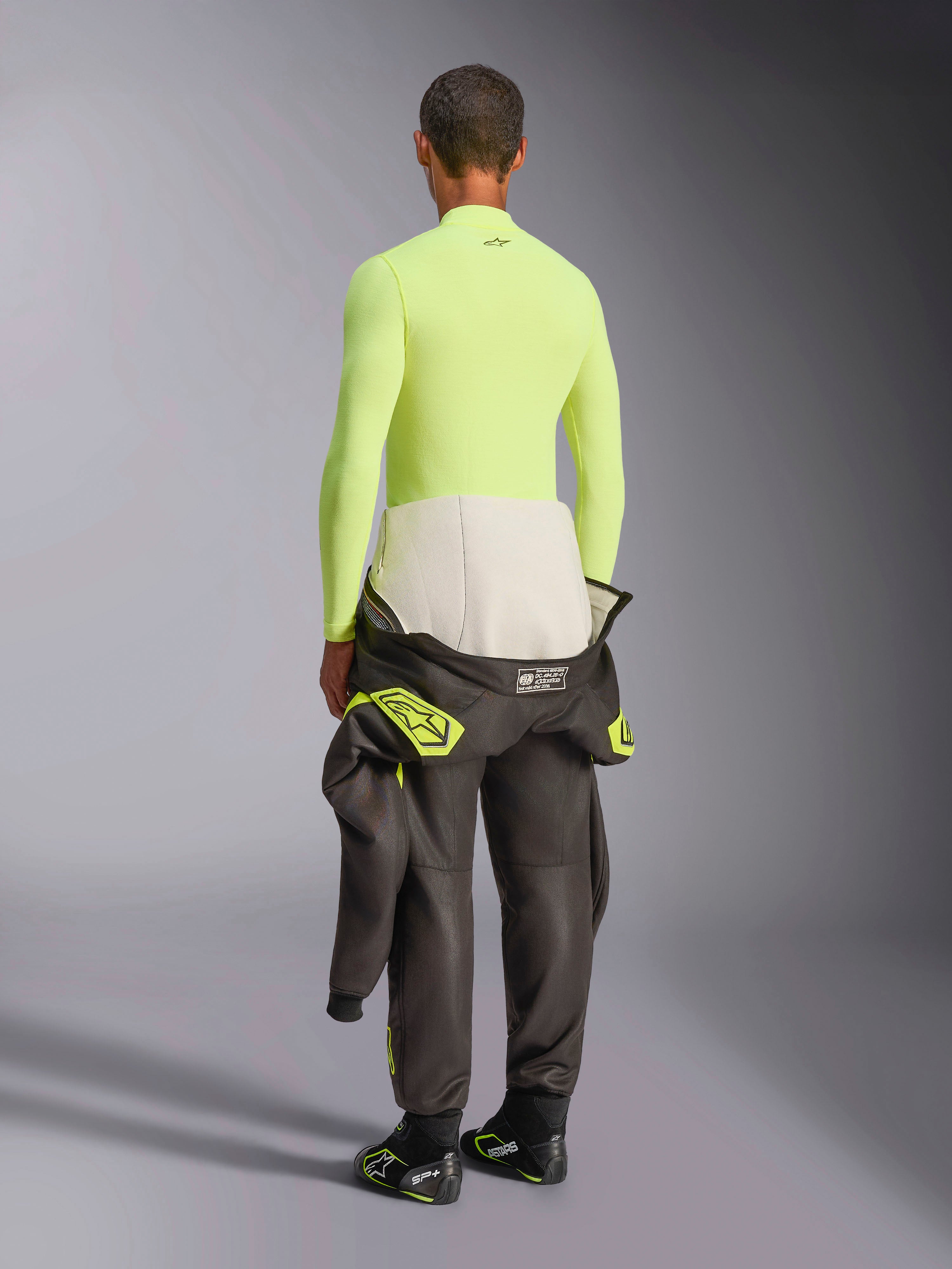 HELLBENDERS&CO セットアップ　L ZX Evo V3 Top Long Sleeve - White Auto Base Layer | Alpinestars®