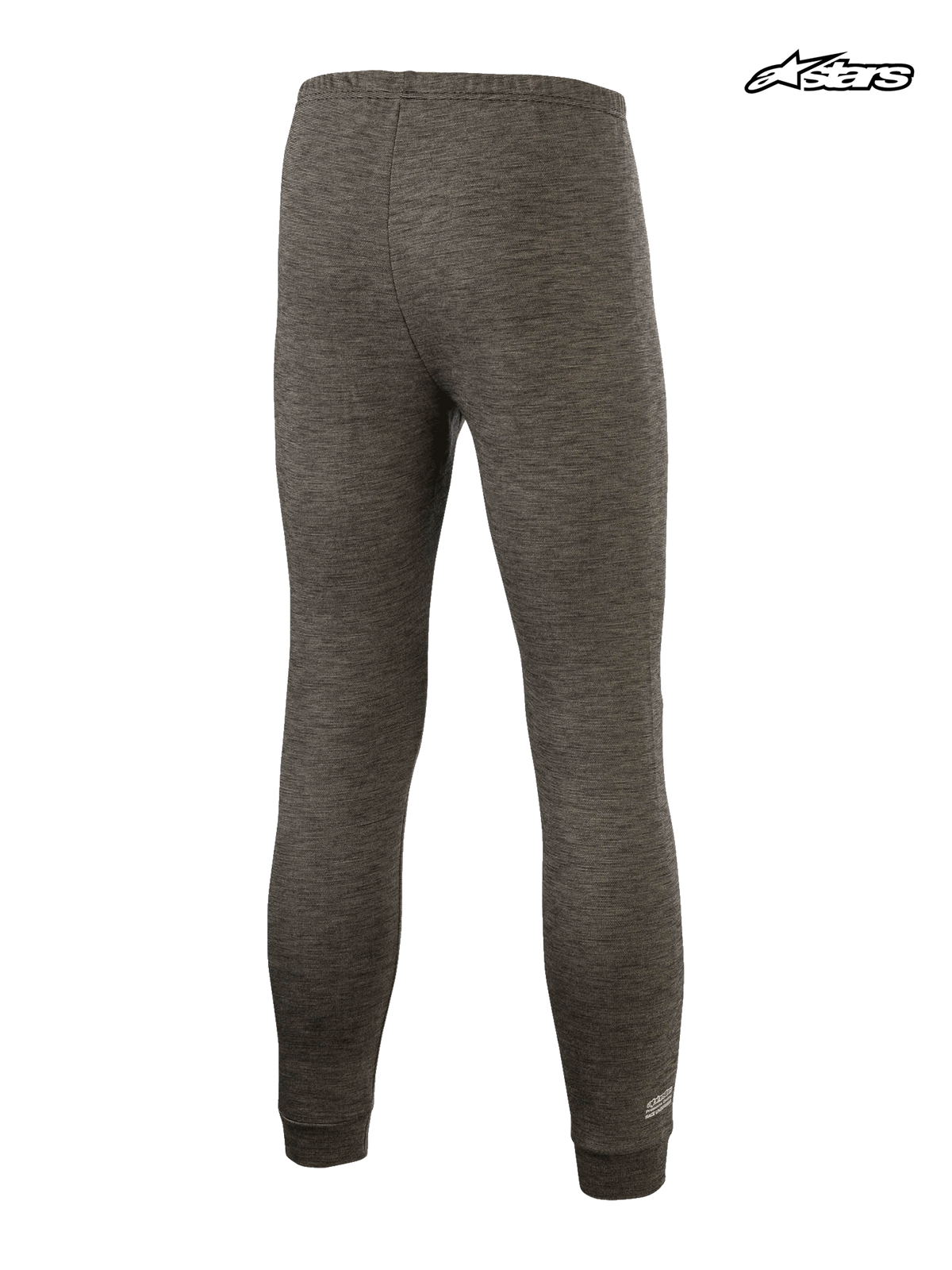 Alpinestars Race V3 Bottom, Formula 1 specification auto racing base layer pants, anthracite melange, lightweight flame-resistant underlayer, rear view showing certified FIA protection