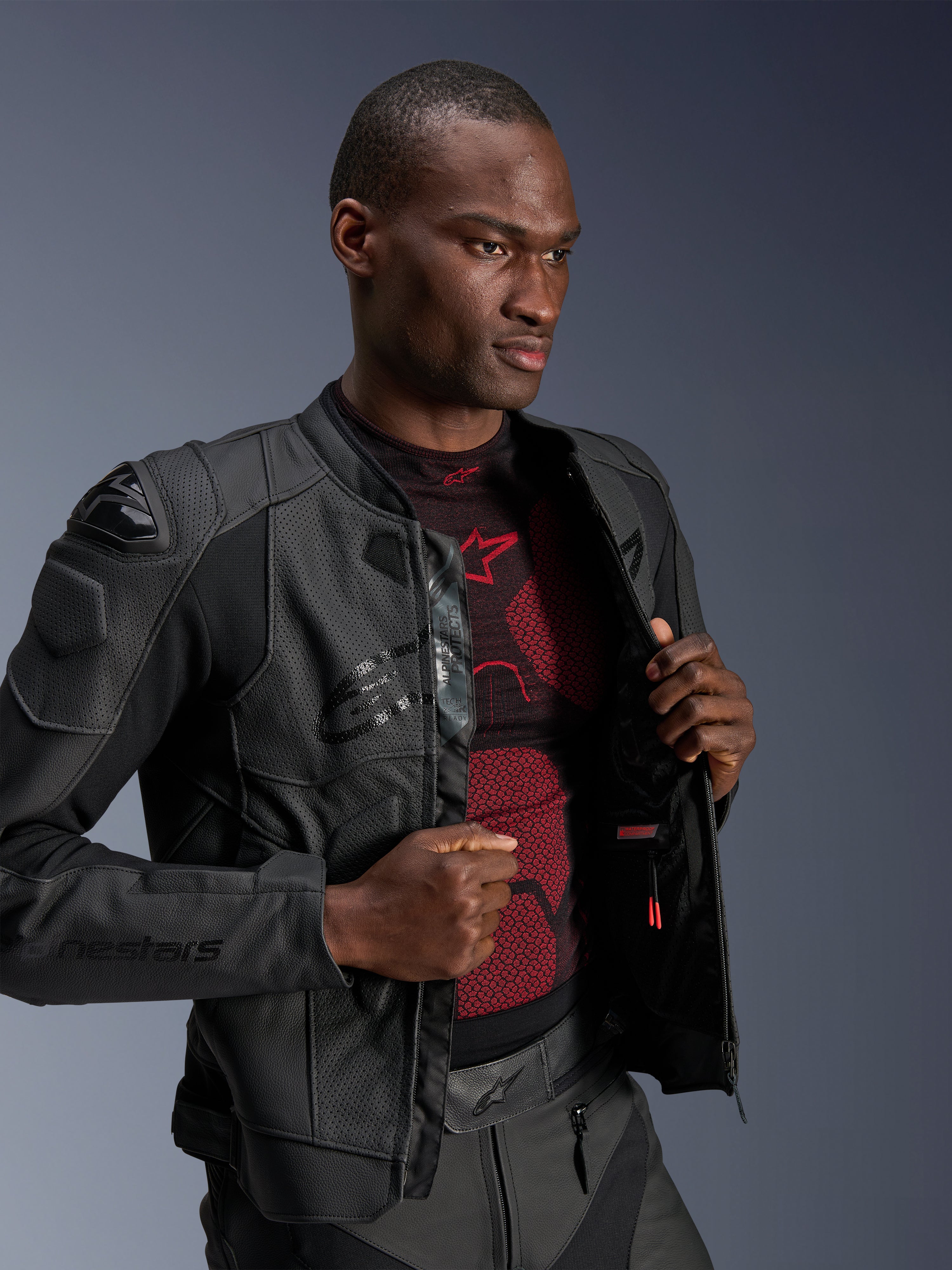 Dusk Airflow Leather - Motorcycle Jacket | Alpinestars®