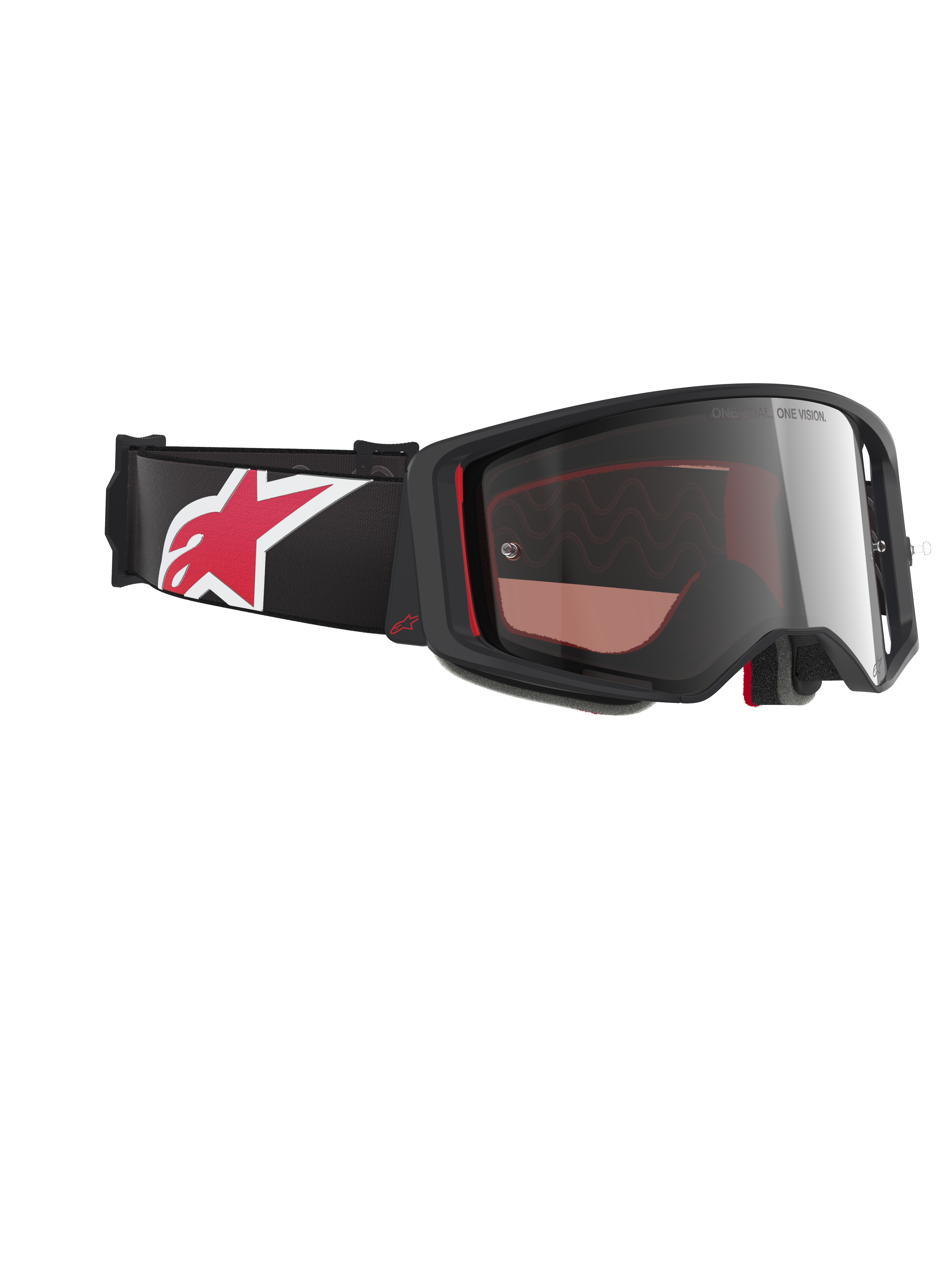 Supertech Corp Goggle - Black/Red