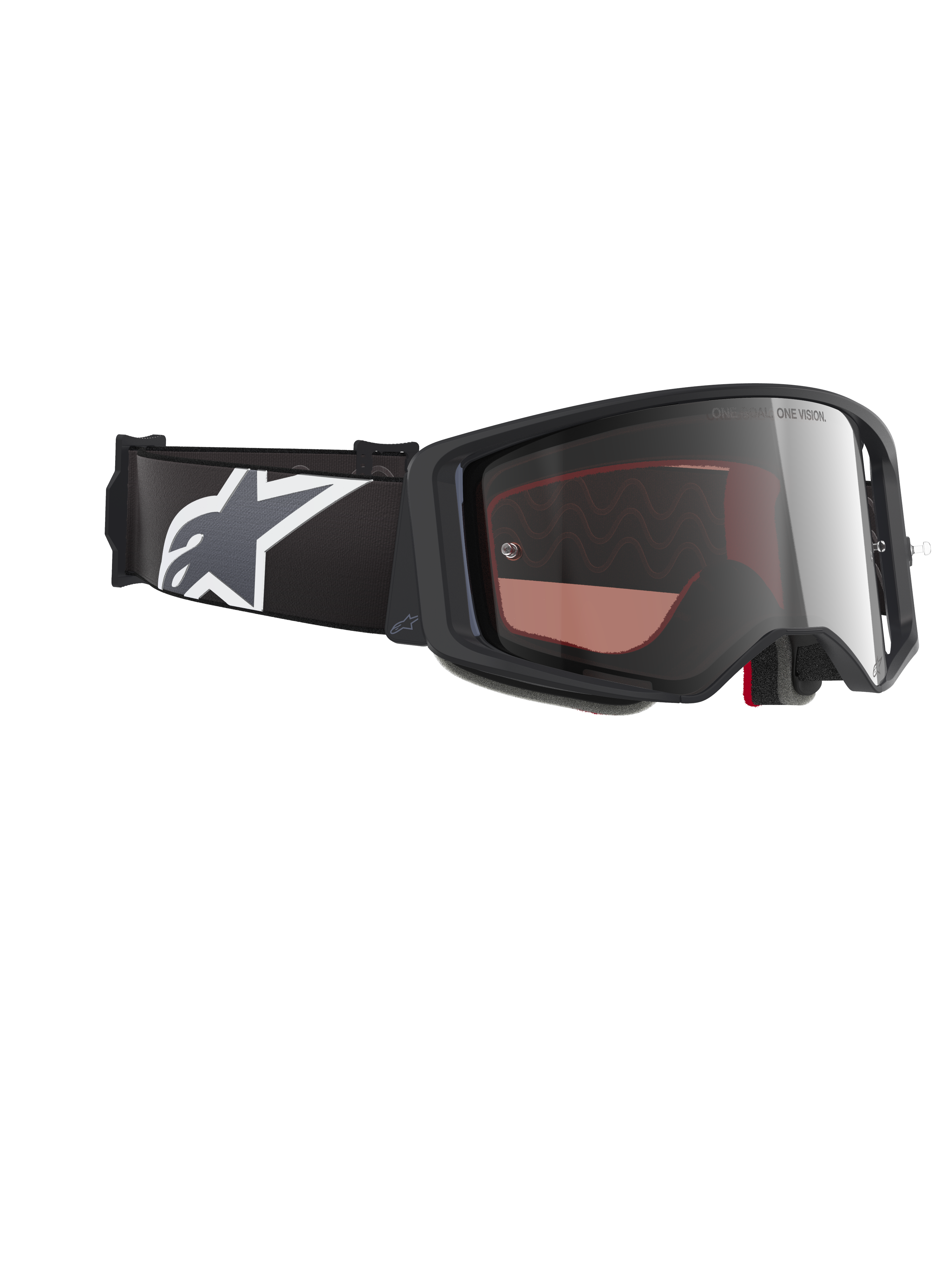 Alpinestars Supertech Goggle Corp Black/Gray ABS Vision Silver Mirror
