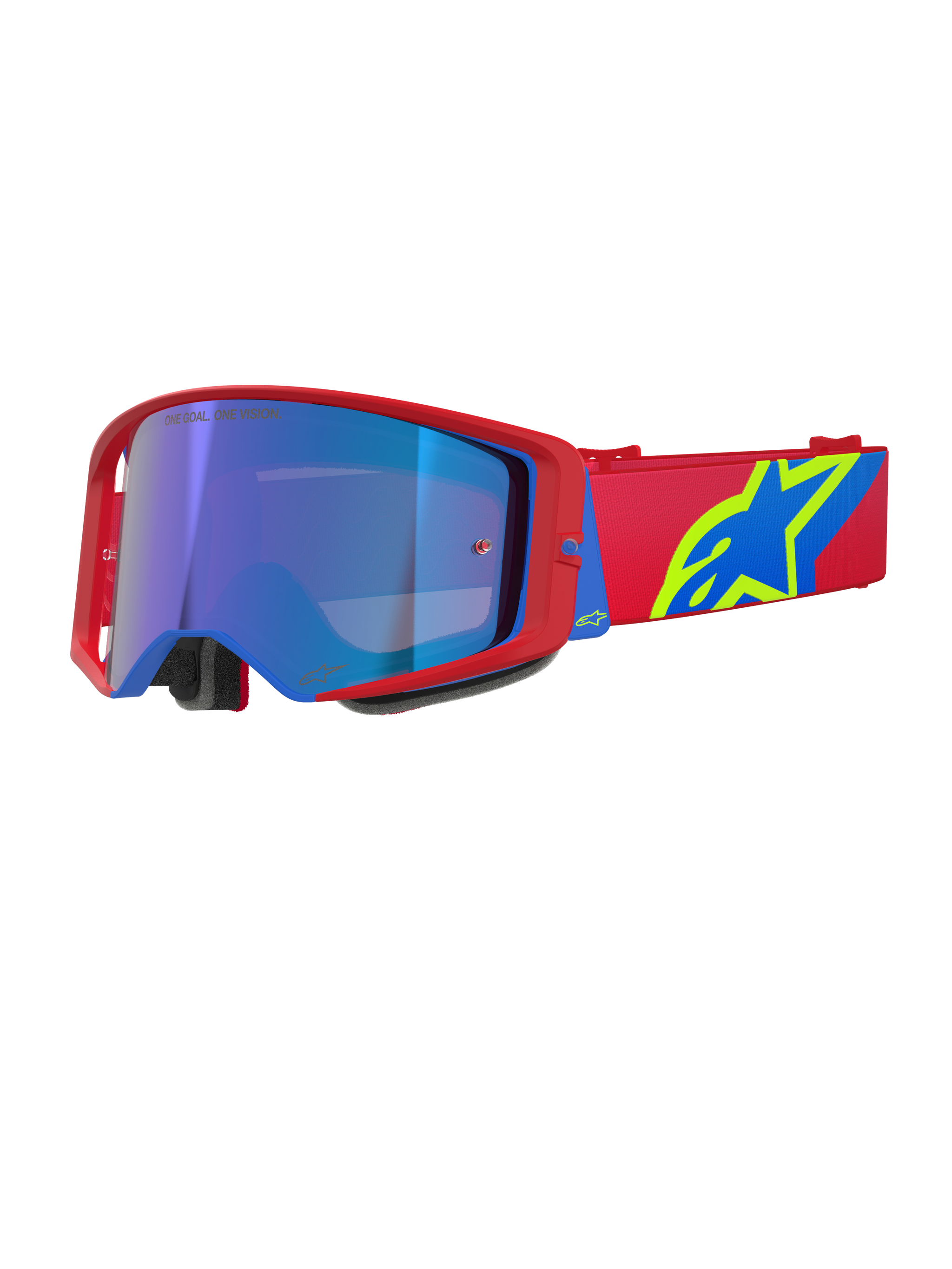 alpinestars goggles Red Blue