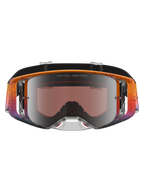 Alpinestars Limited Edition Supertech Black Hole Goggles, professional motocross racing gear, fire red and black frame with mirror silver lens.