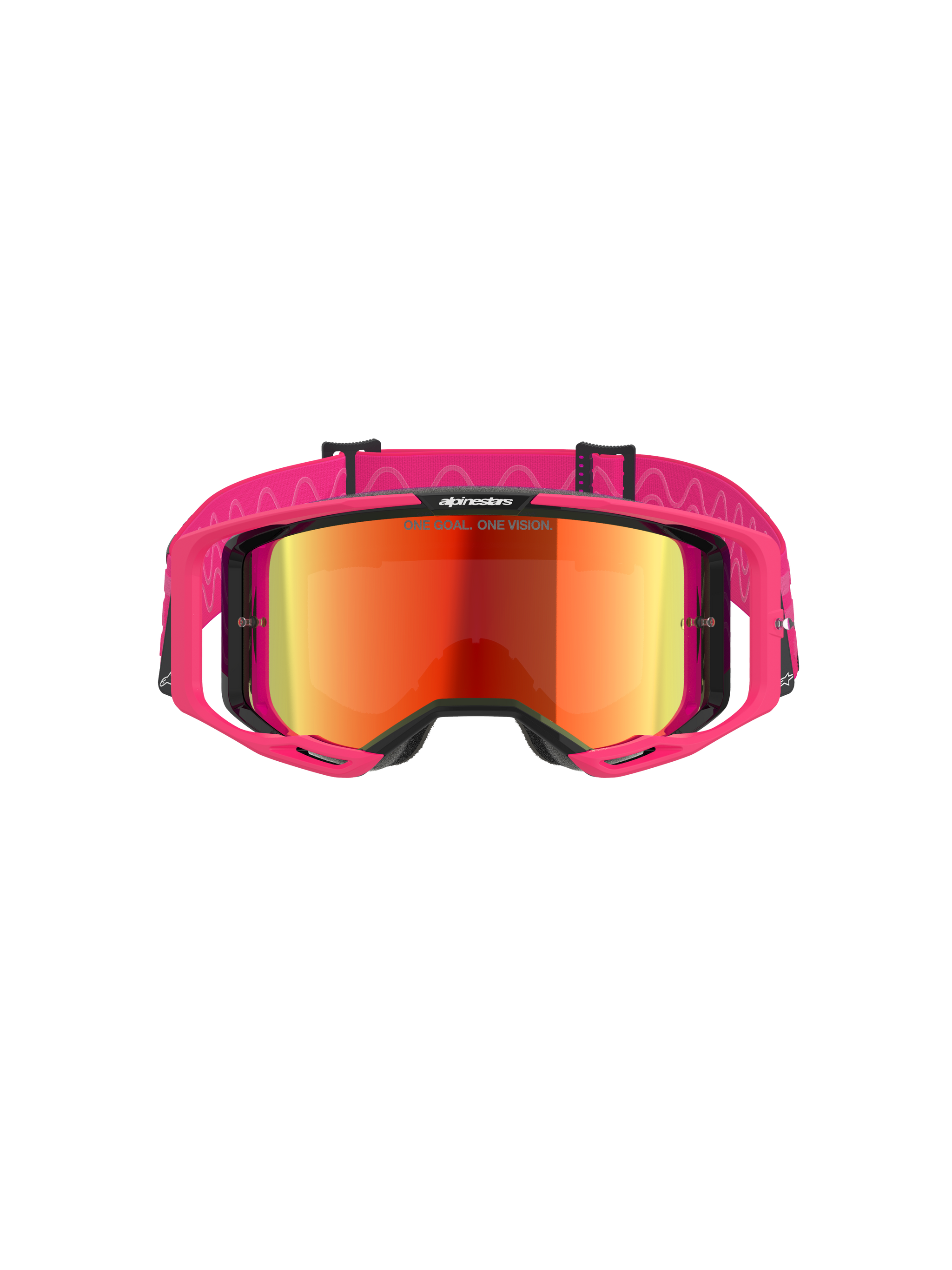 red mtb goggles Alpinestars Vision 8 Corp Goggles - Pink
