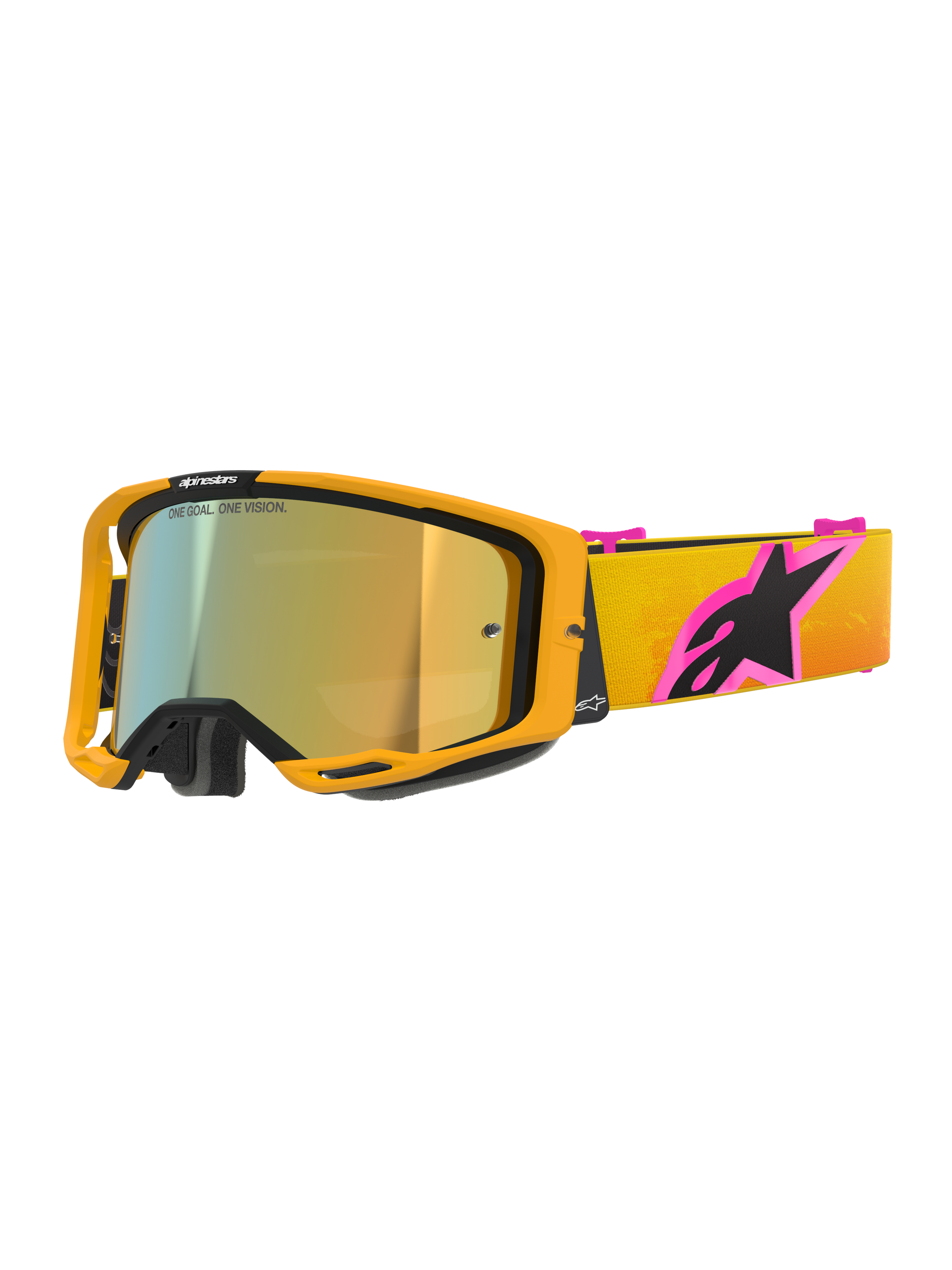 mc goggles Orange/Yellow/Pink Mirror Gold