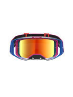 Alpinestars Vision 8 Maven Goggles, Motocross eyewear in Fire Red and Black with a mirrored red lens and A-FLEX frame.