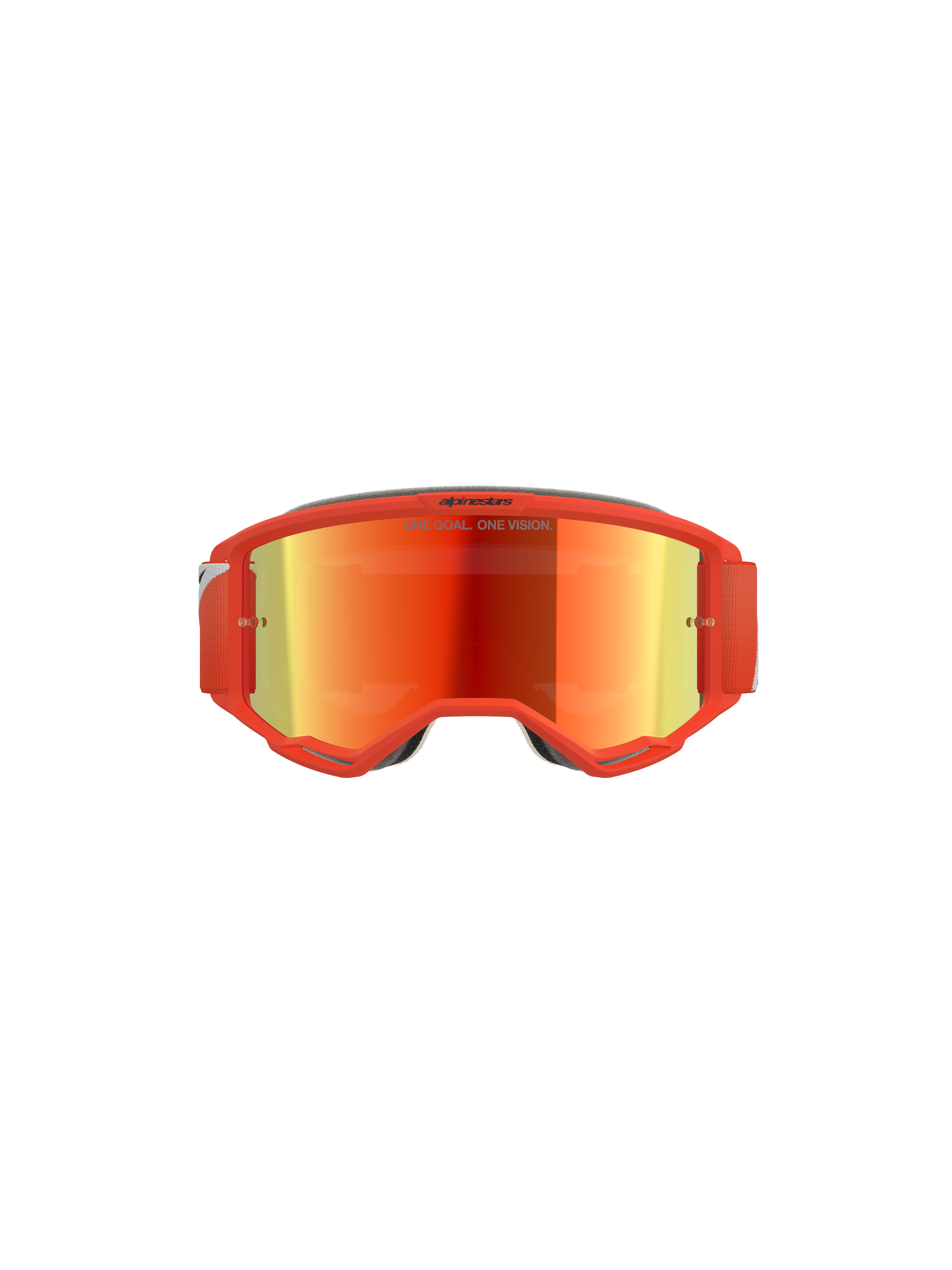 Alpinestars Goggles - Goggle Vision 5 Corp Orange Mirror-red