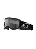 Alpinestars Vision 5 Corp 2 Motocross Goggles in black and mirror silver, featuring RAM-AIR ventilation and A-FLEX frame.