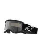Alpinestars Vision 5 Corp 2 Motocross Goggles in black and mirror silver, featuring RAM-AIR ventilation and A-FLEX frame.