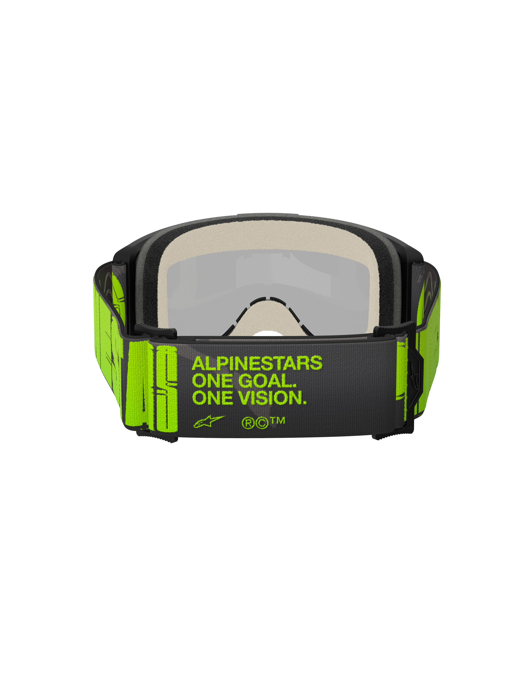 multi vision goggles Alpinestars Vision 5 Hollow Goggles - Charcoal/Yellow Fluo